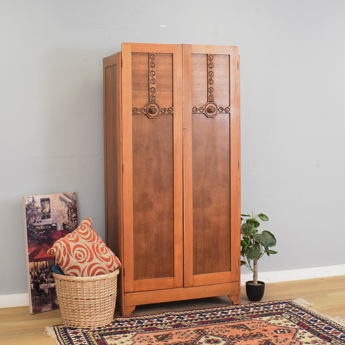Restored Oak Gents Robe