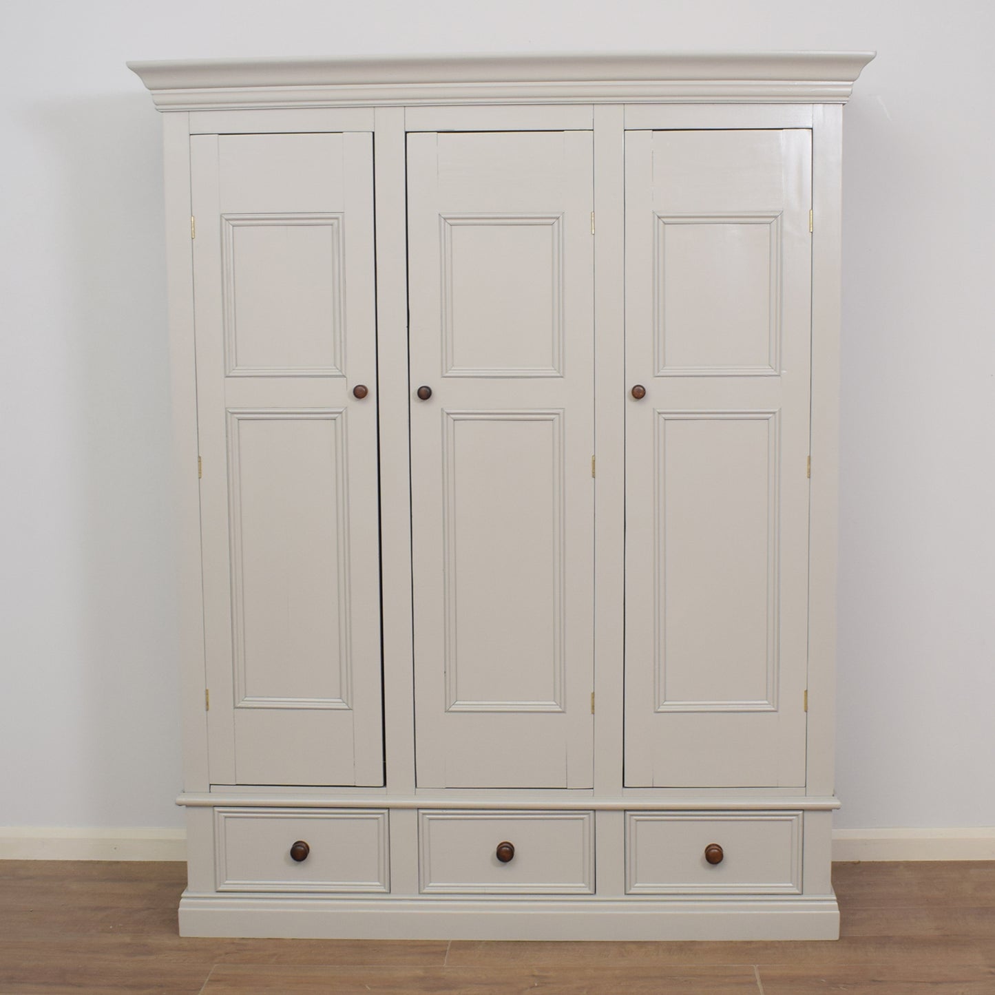 Painted Pine Triple Wardrobe