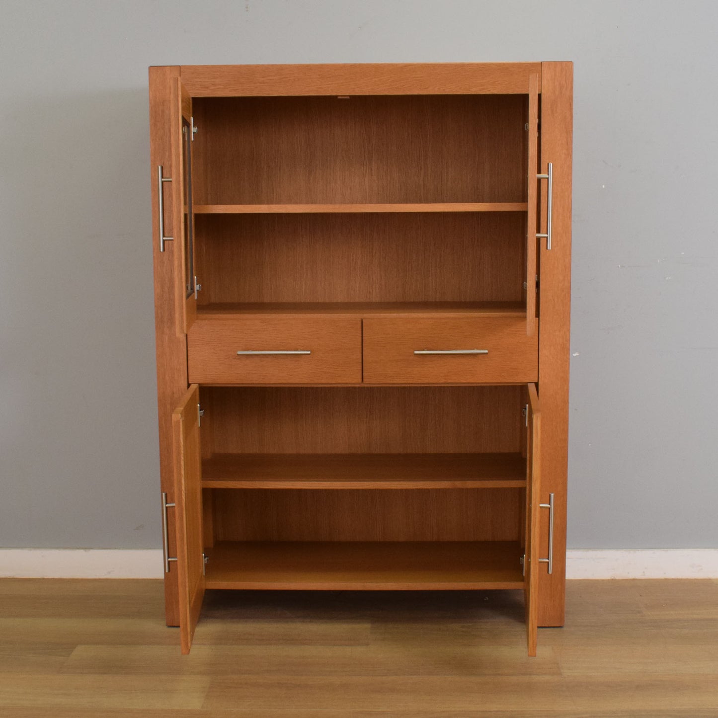 Glazed Oak Display Unit
