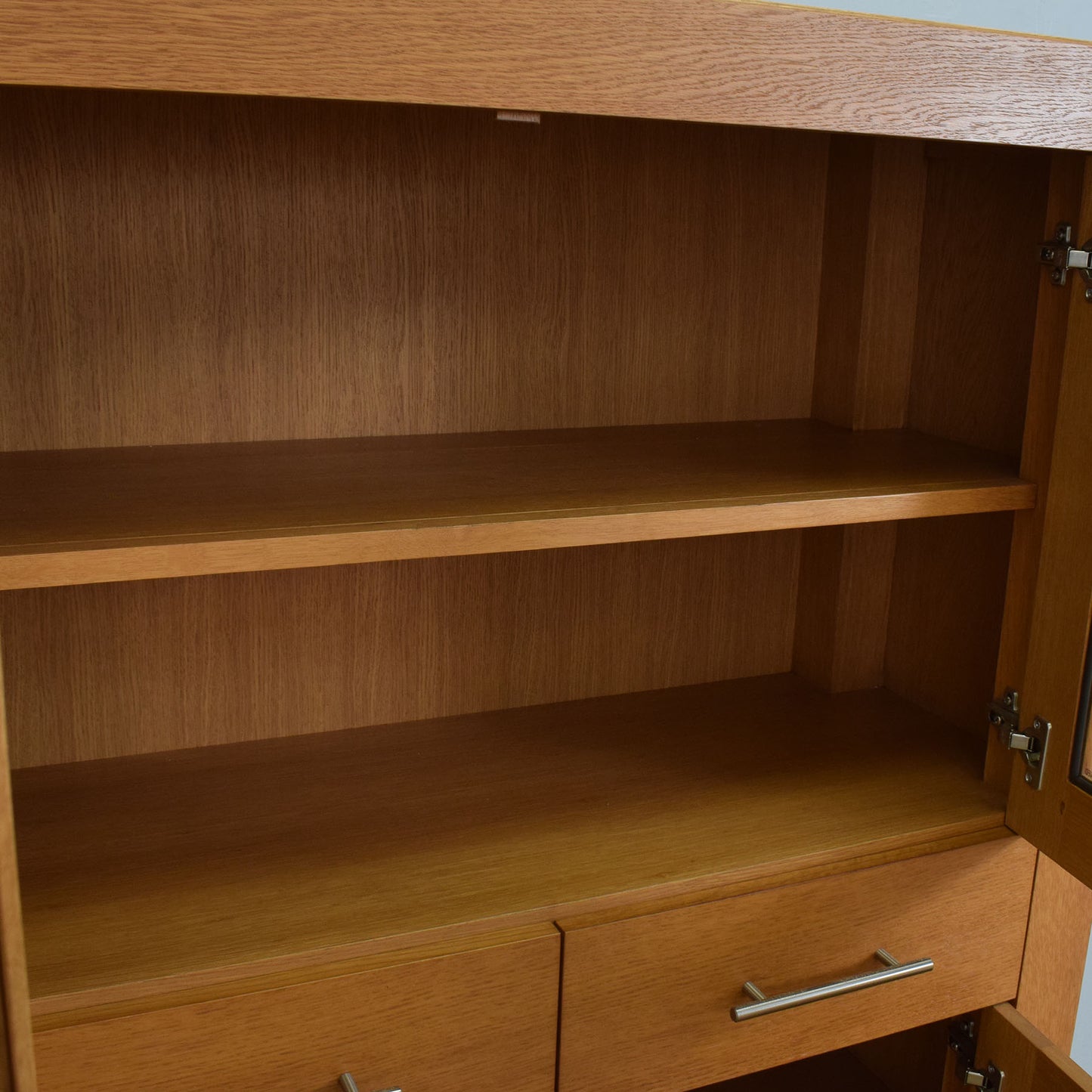 Glazed Oak Display Unit
