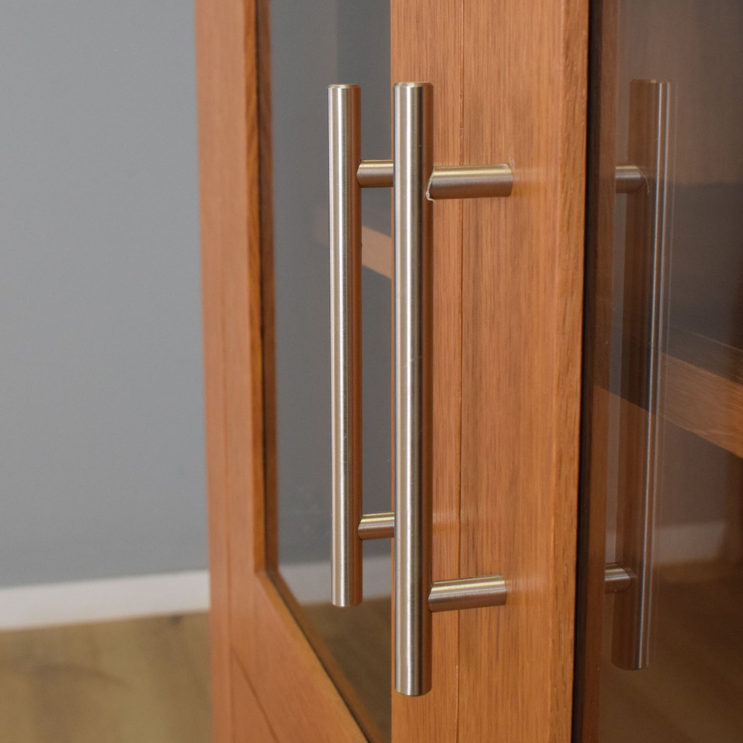 Glazed Oak Display Unit