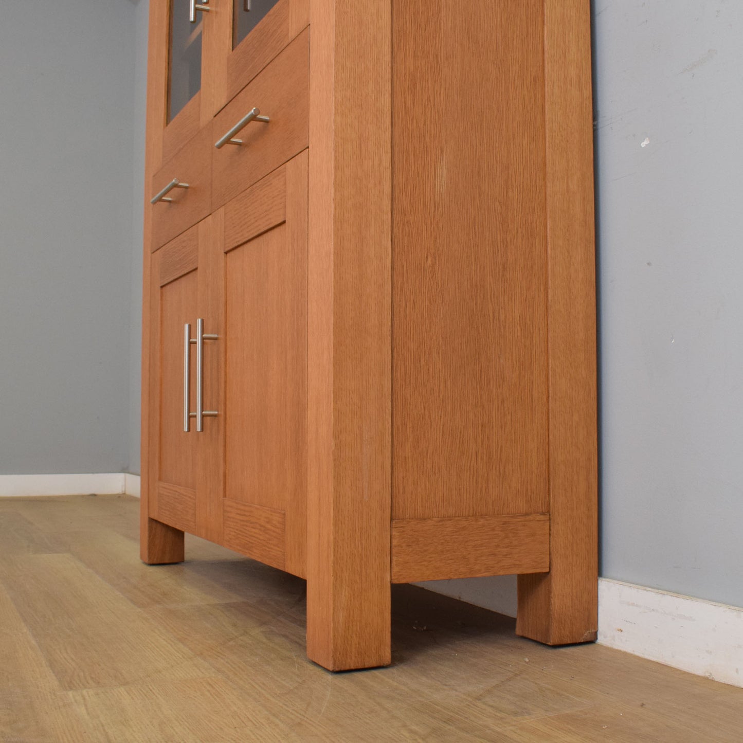 Glazed Oak Display Unit