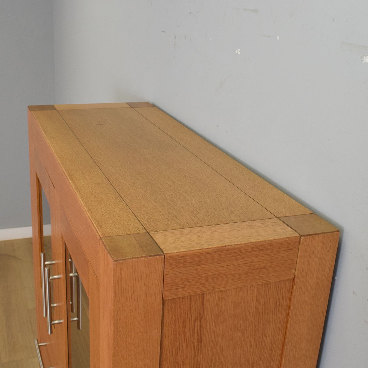 Glazed Oak Display Unit