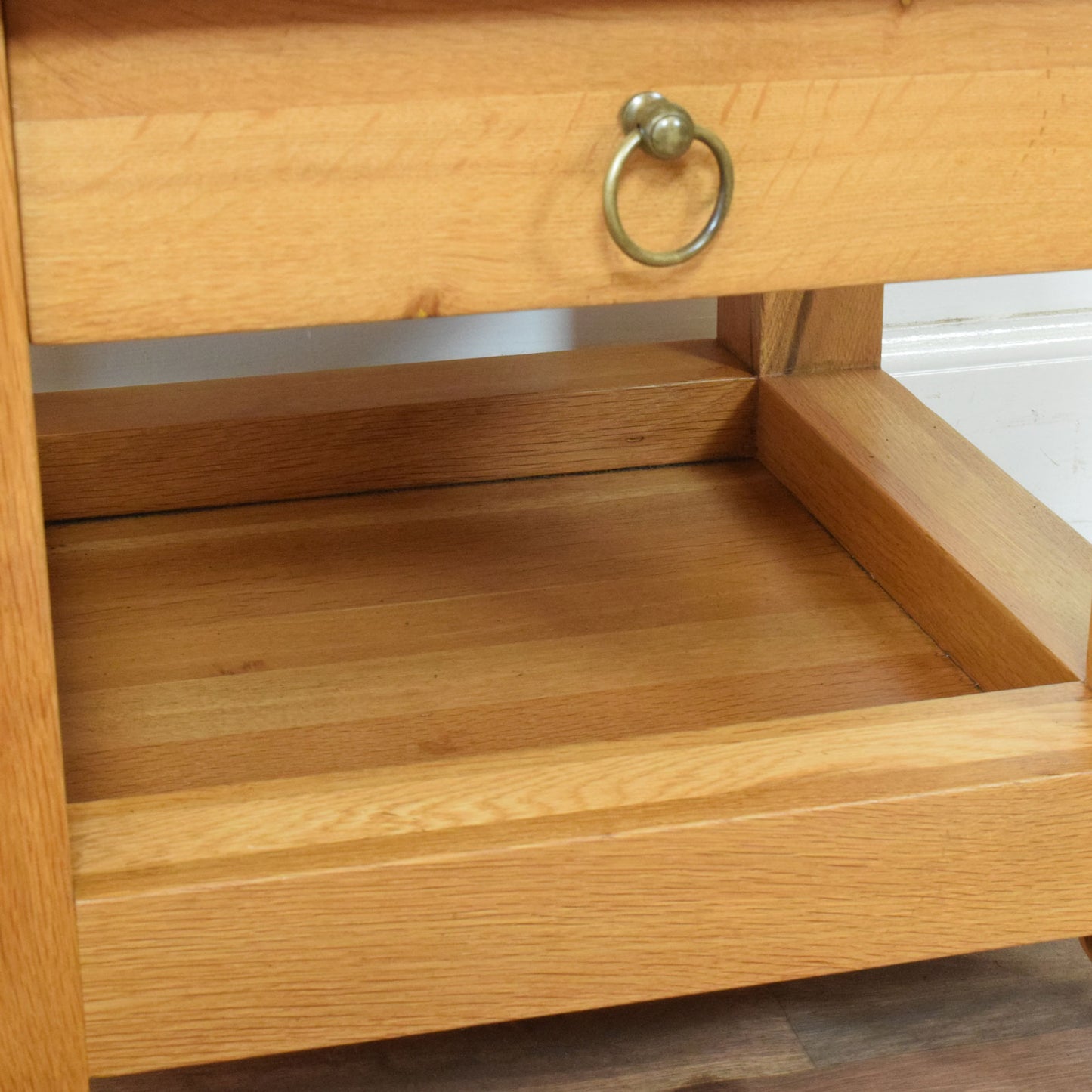 Restored Oak Bedside Table