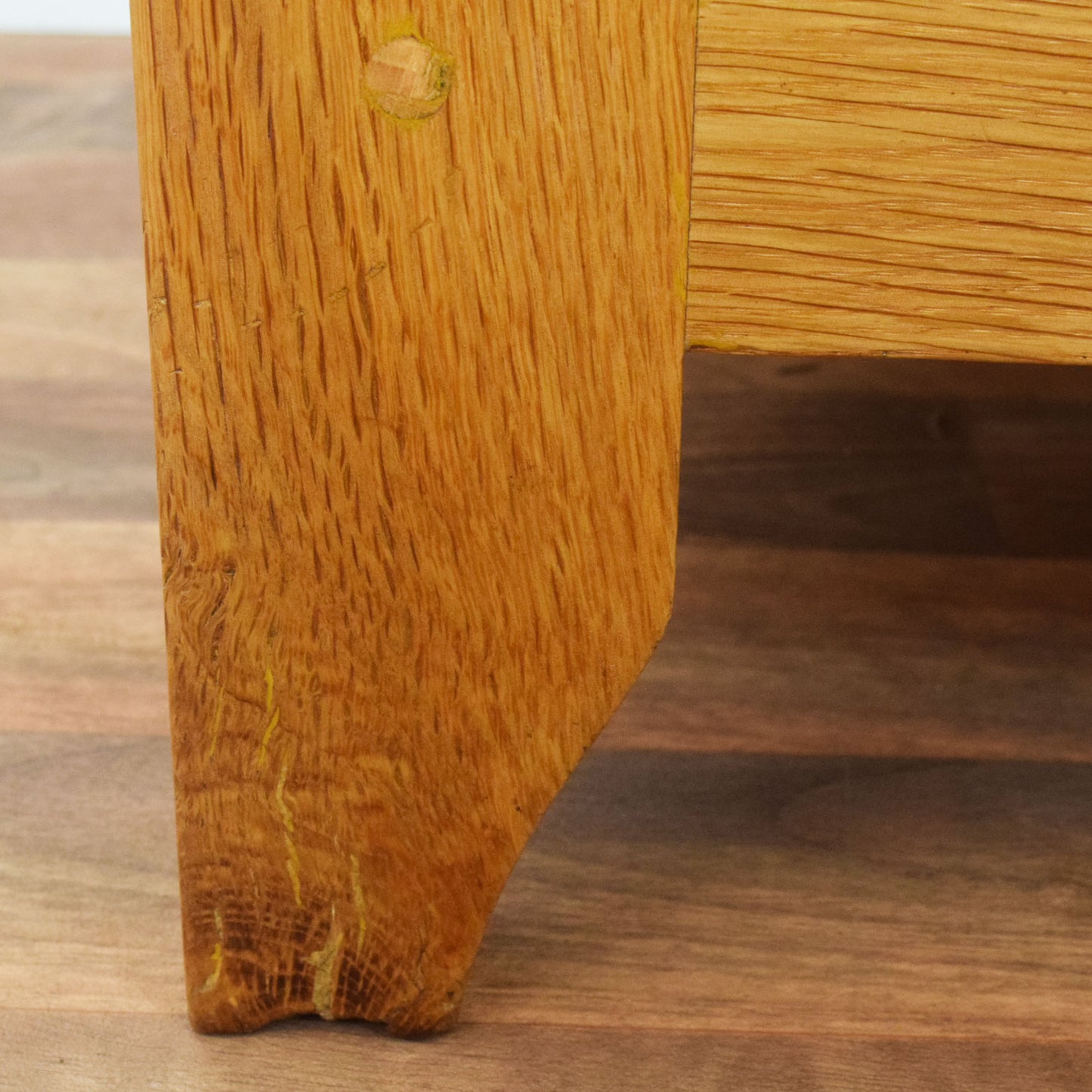 Restored Oak Bedside Table