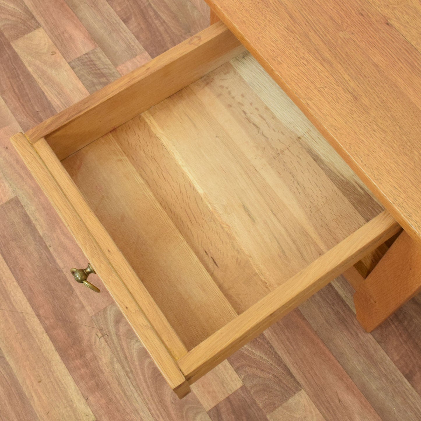 Restored Oak Bedside Table