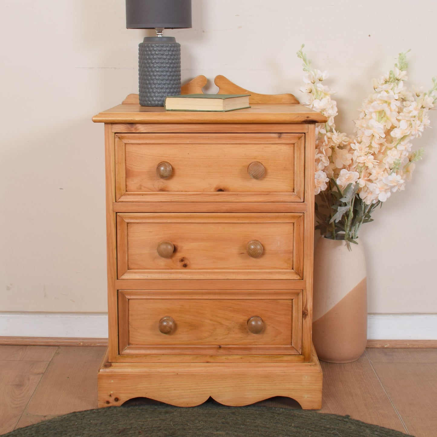 Solid Pine Bedside
