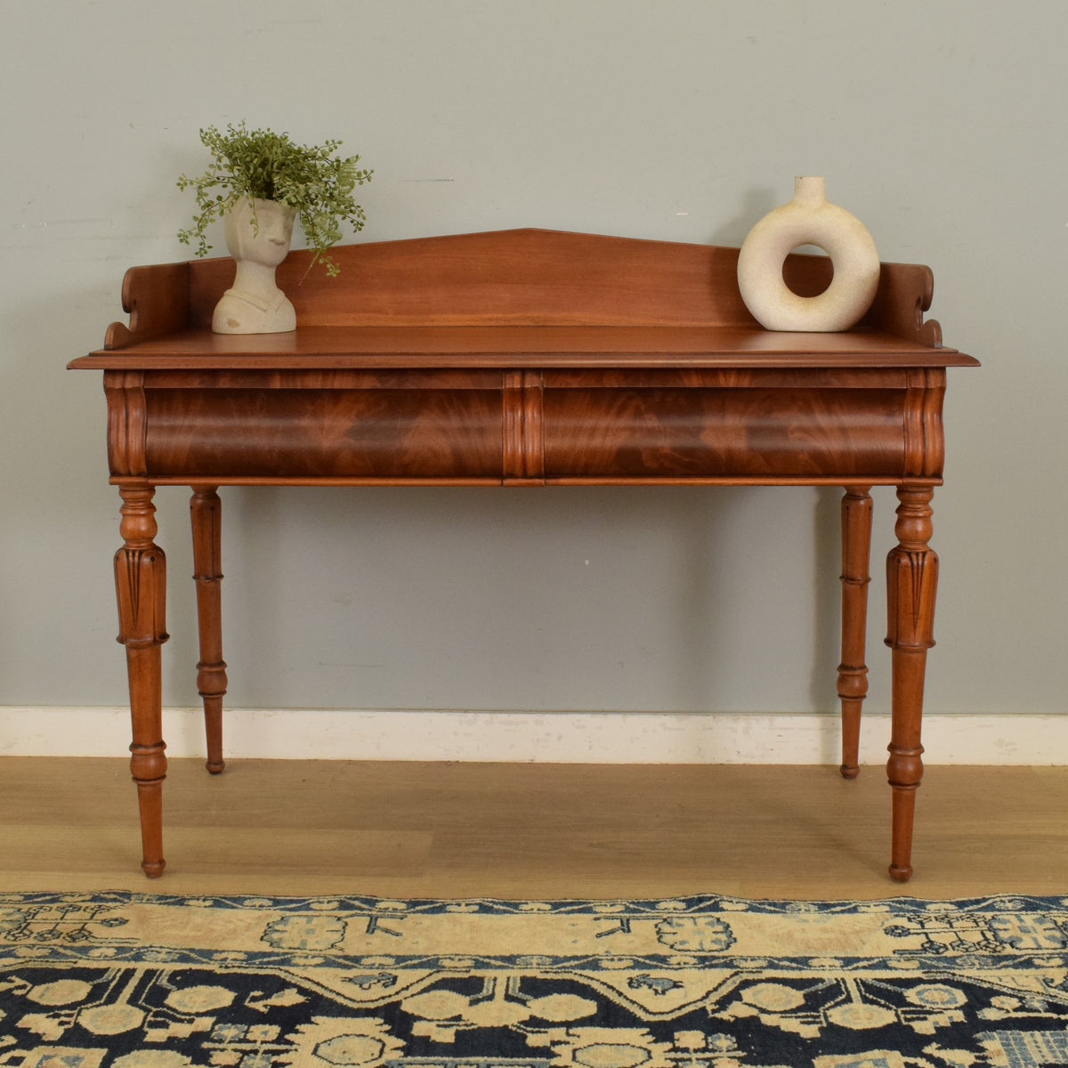 Restored Mahogany Console Table
