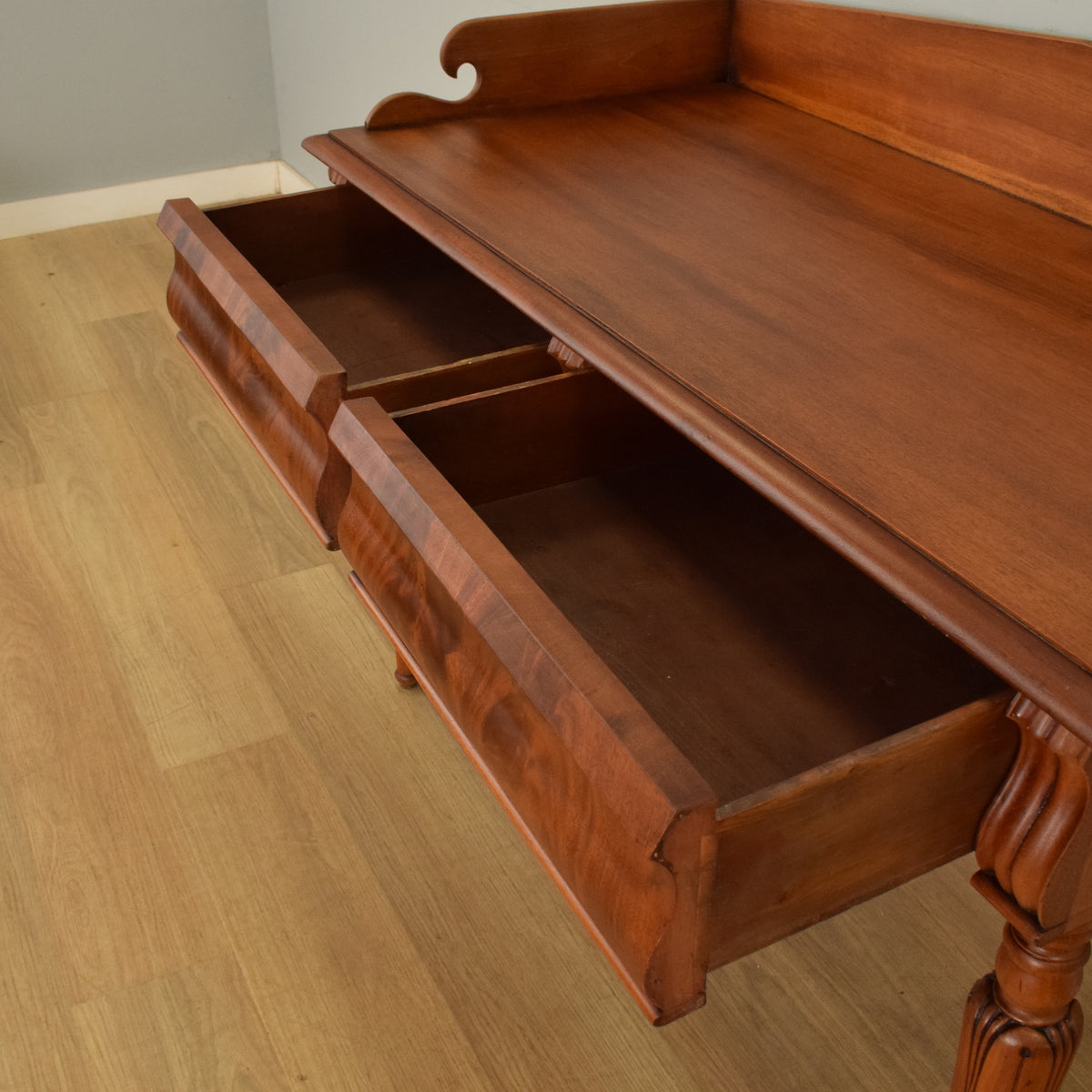 Restored Mahogany Console Table