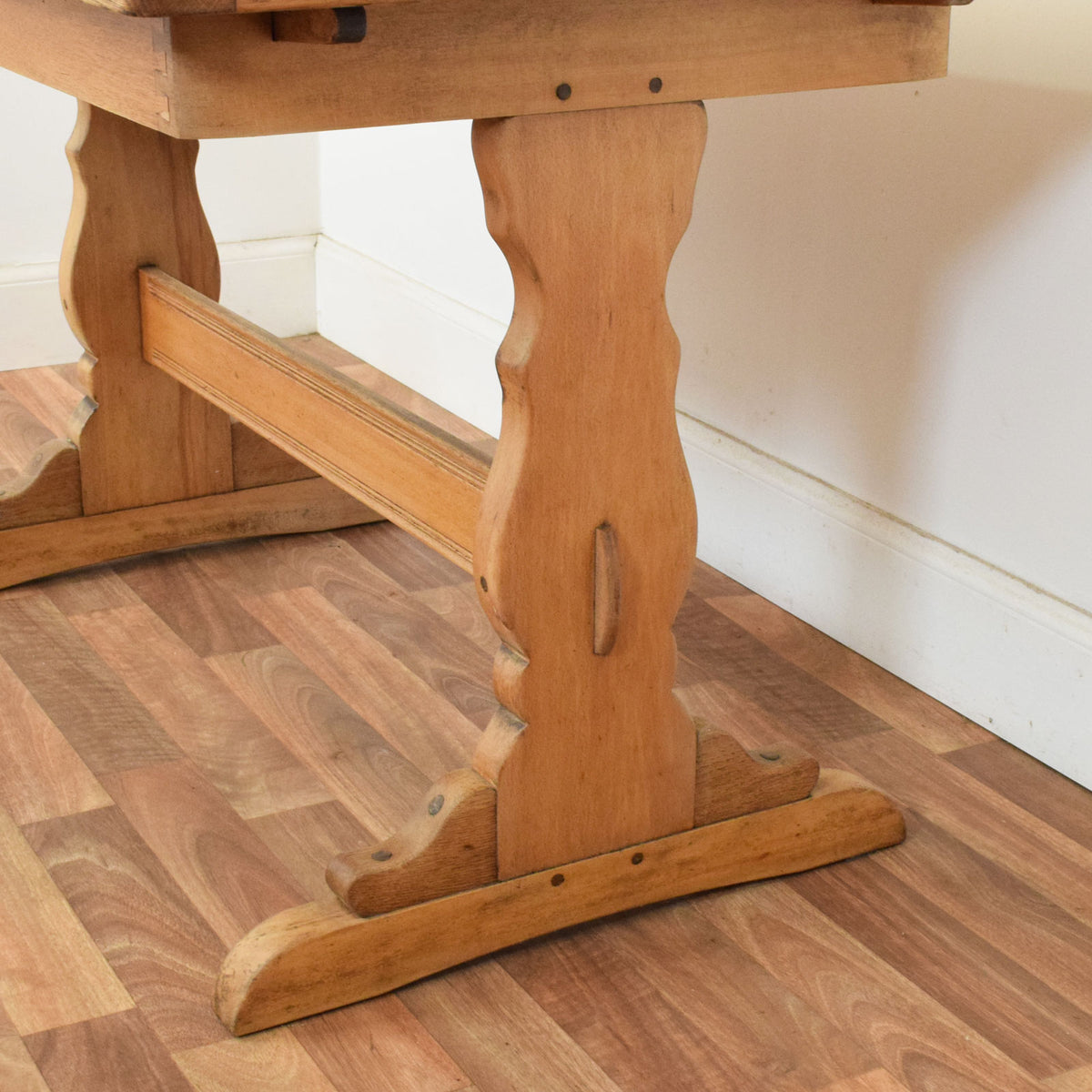 Ercol Drawer Leaf Table and Four Chairs