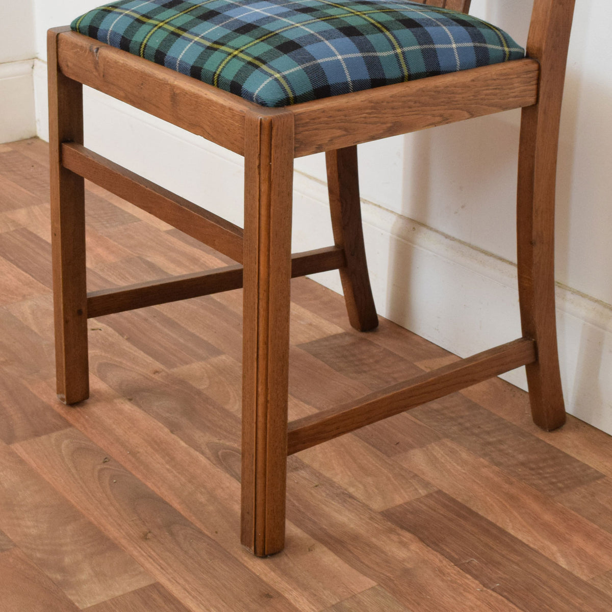 Ercol Drawer Leaf Table and Four Chairs