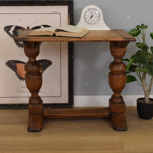 Rustic Oak Side Table
