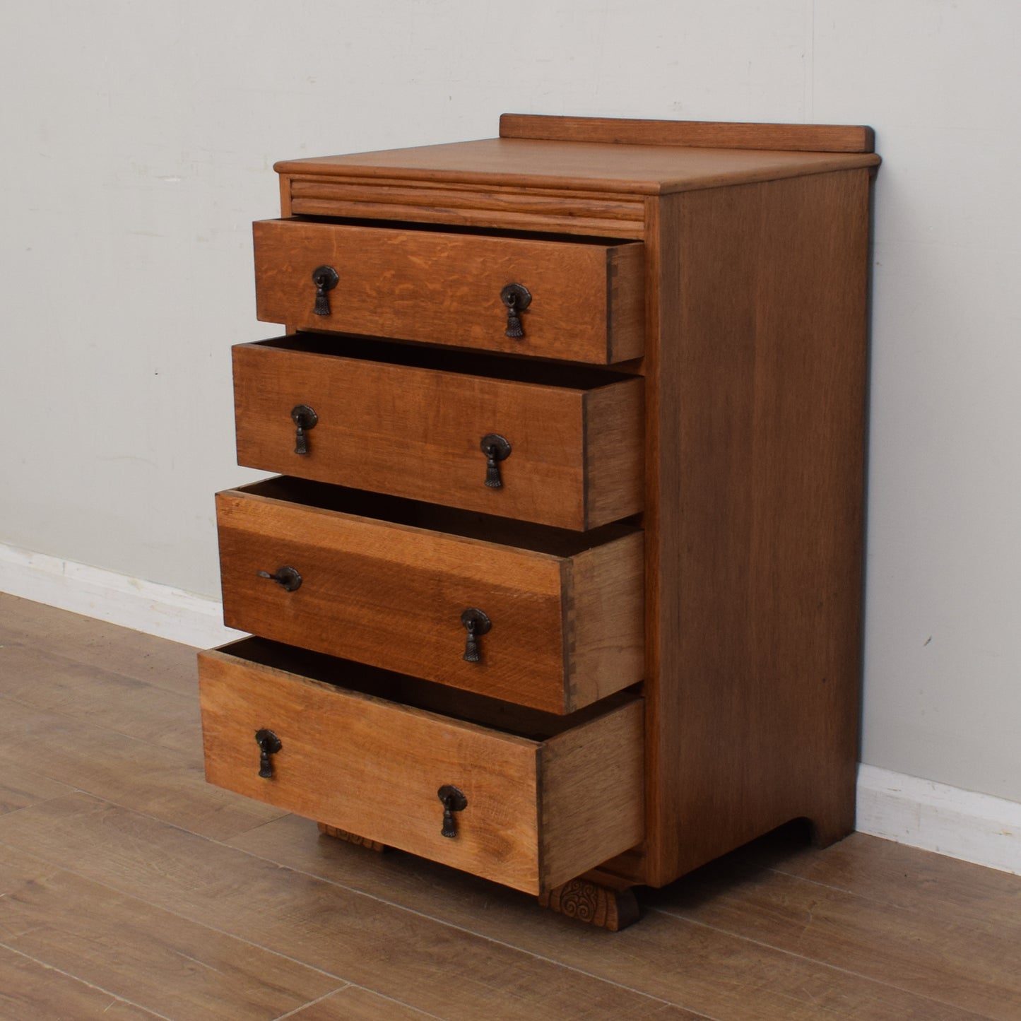 Restored Oak Chest of Drawers