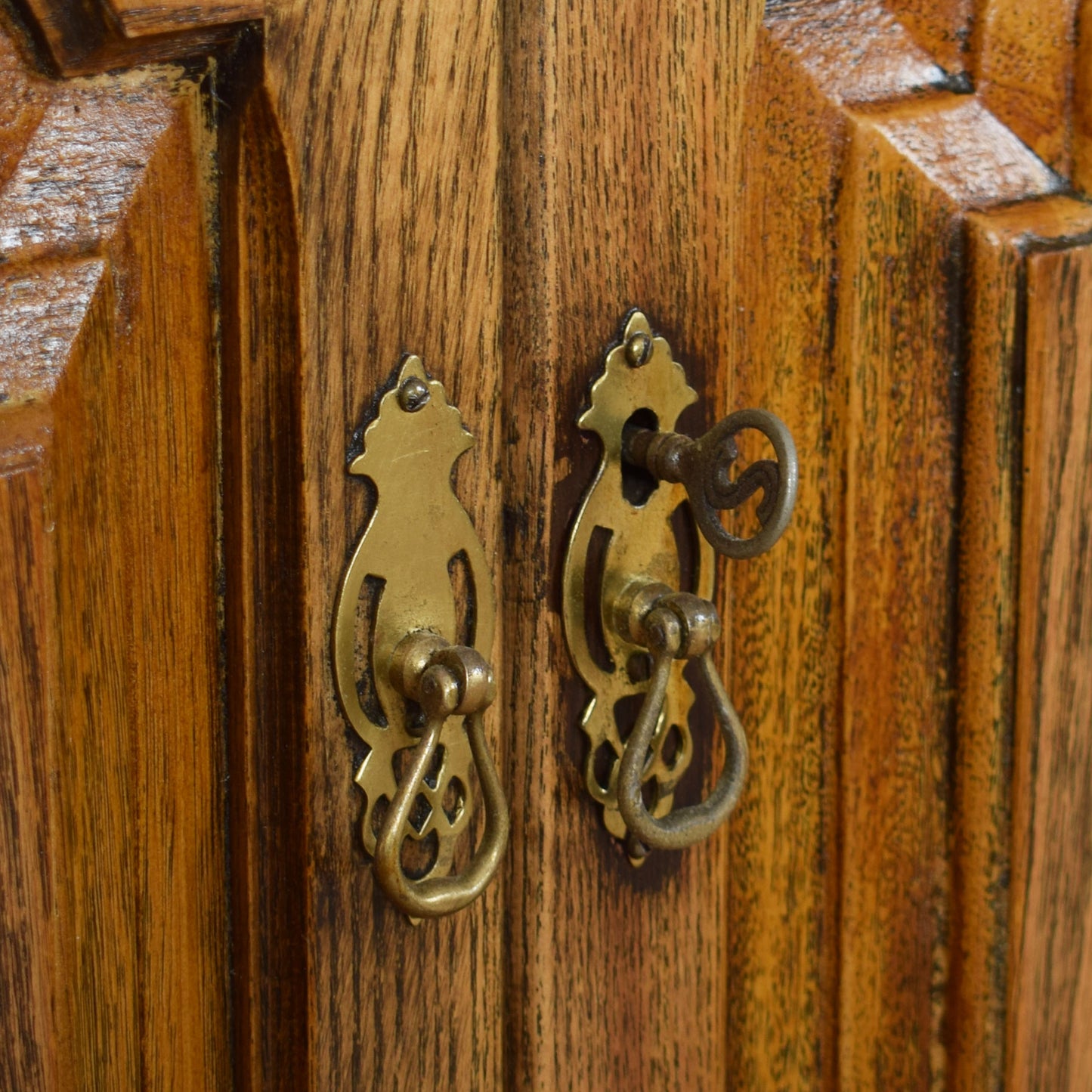 Large Oak Writing Bureau