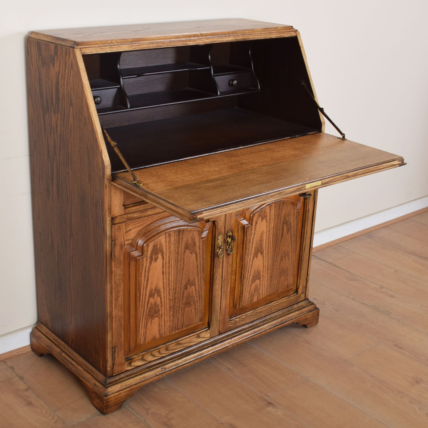 Large Oak Writing Bureau