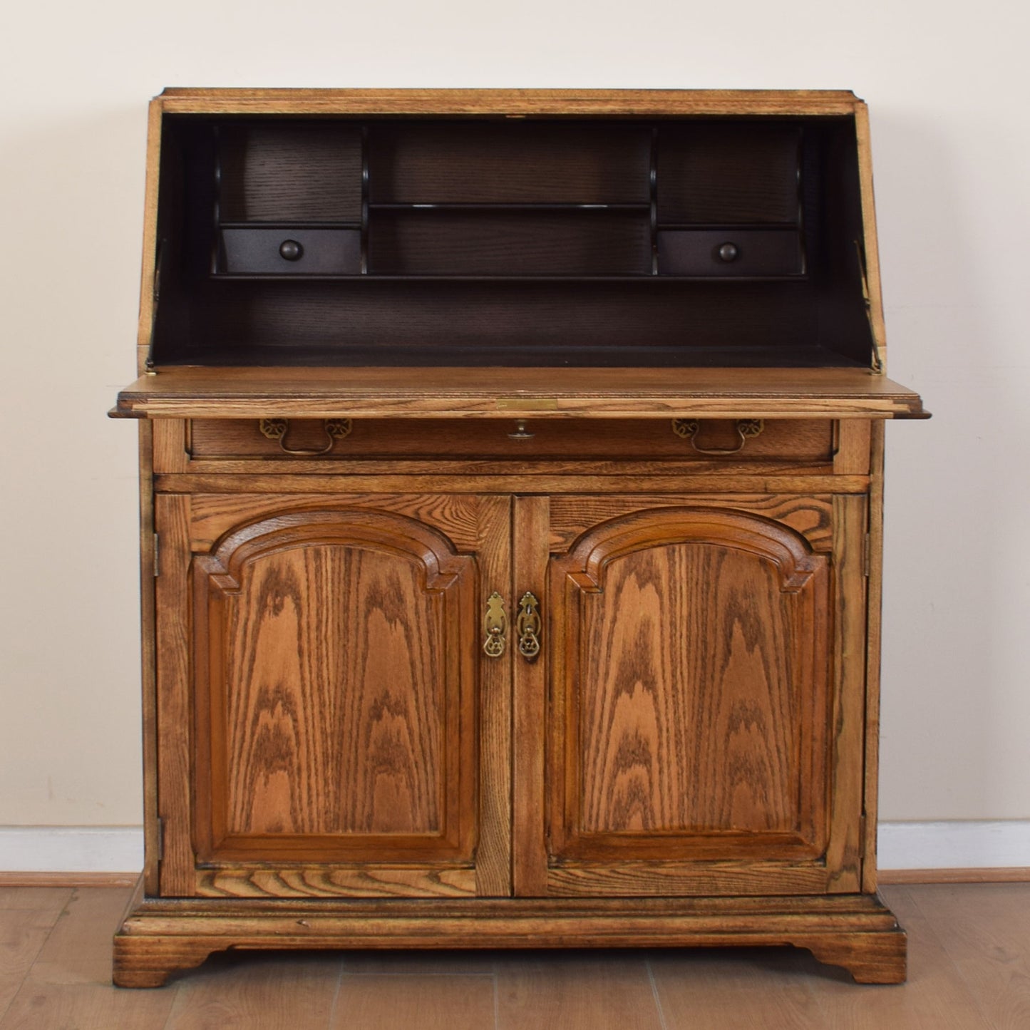 Large Oak Writing Bureau