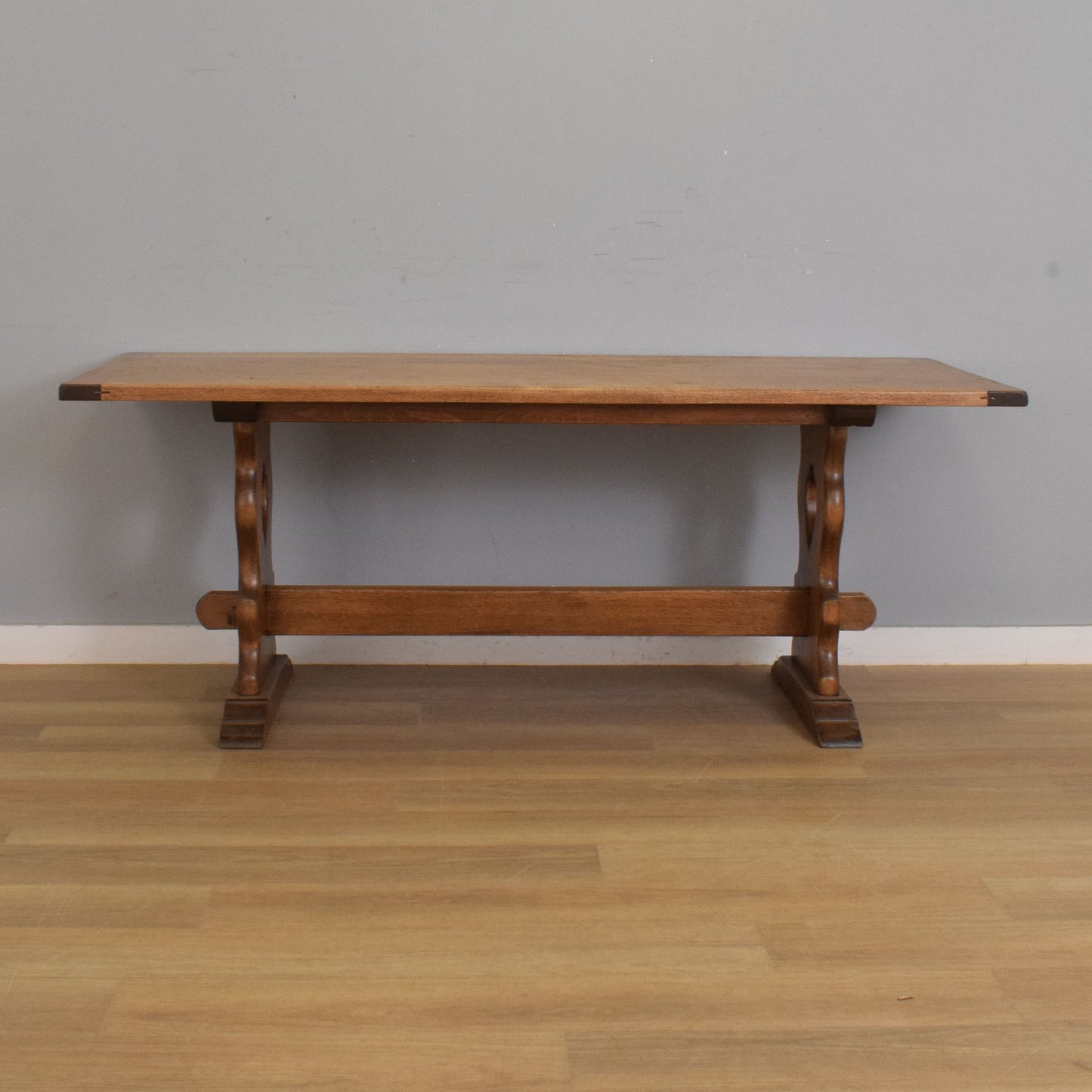 Oak Table and Six Chairs