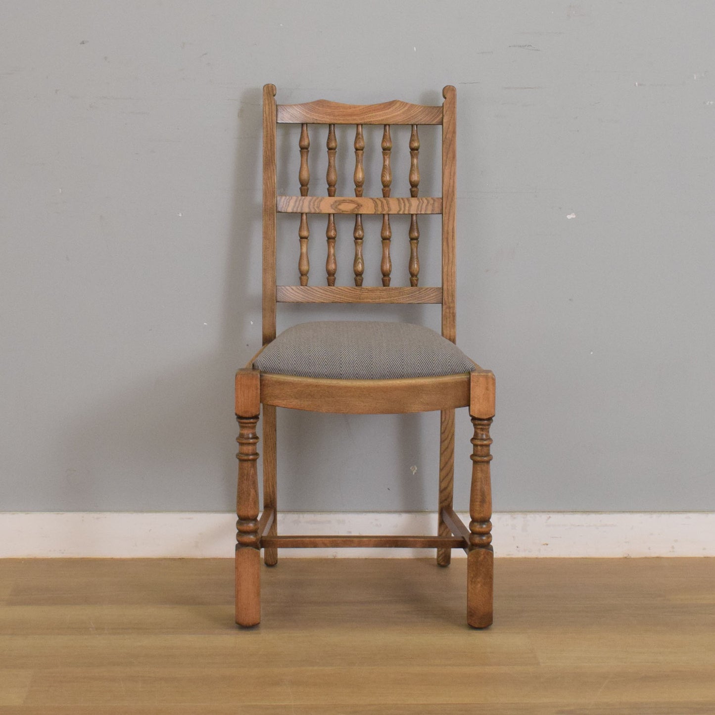 Oak Table and Six Chairs