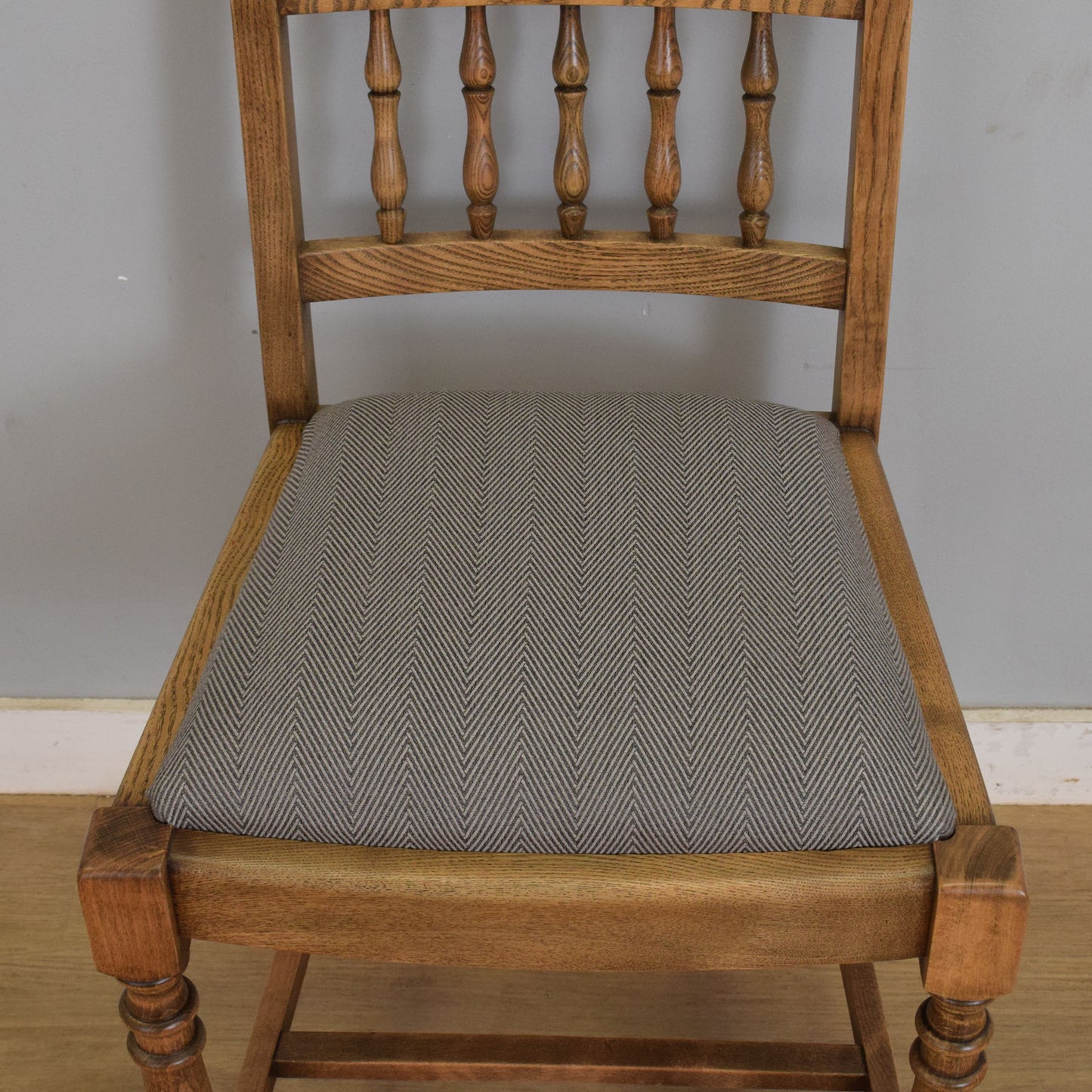 Oak Table and Six Chairs