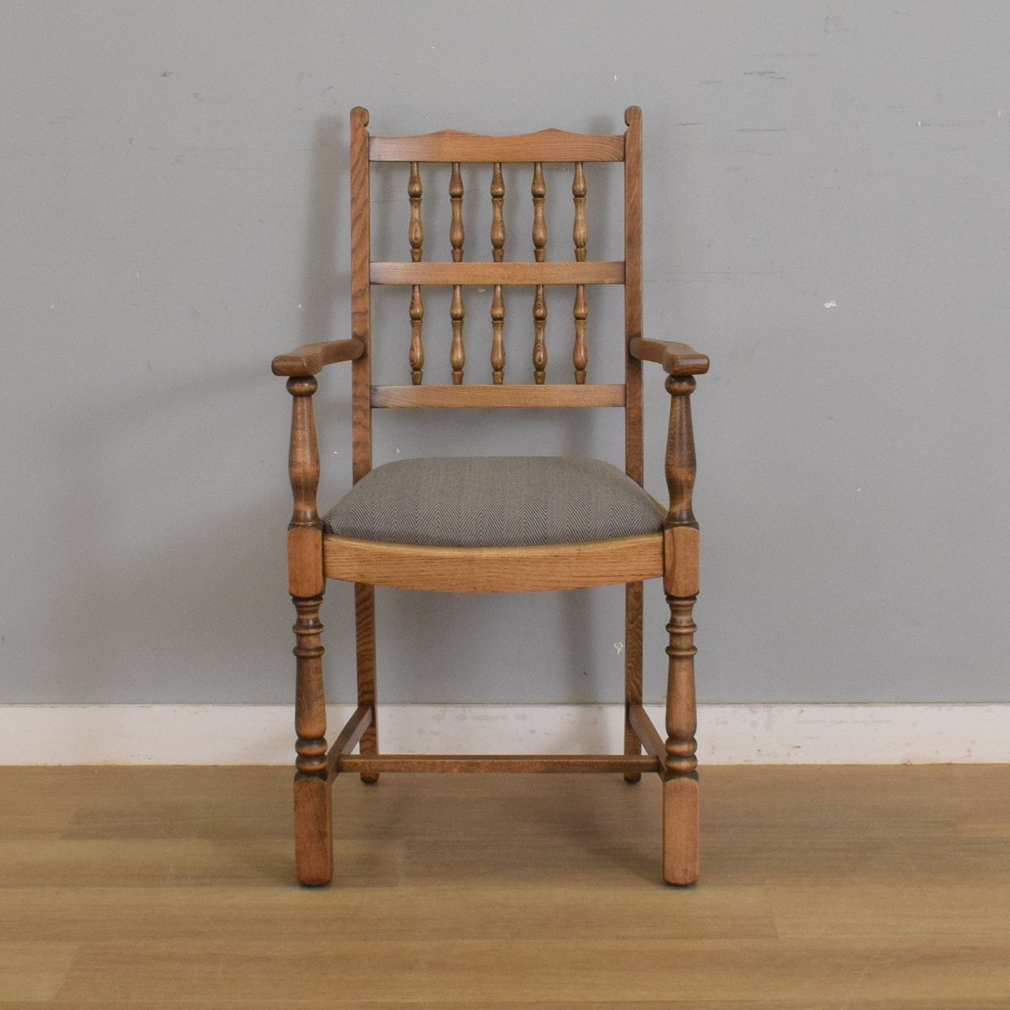 Oak Table and Six Chairs