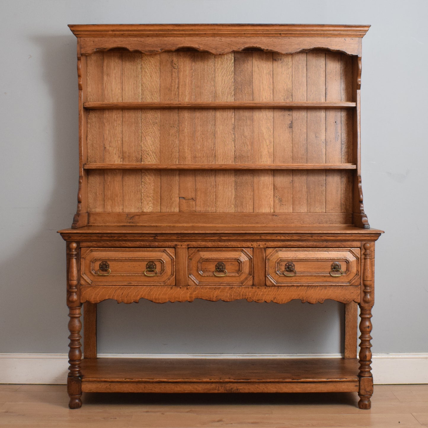 Large Solid Oak Dresser