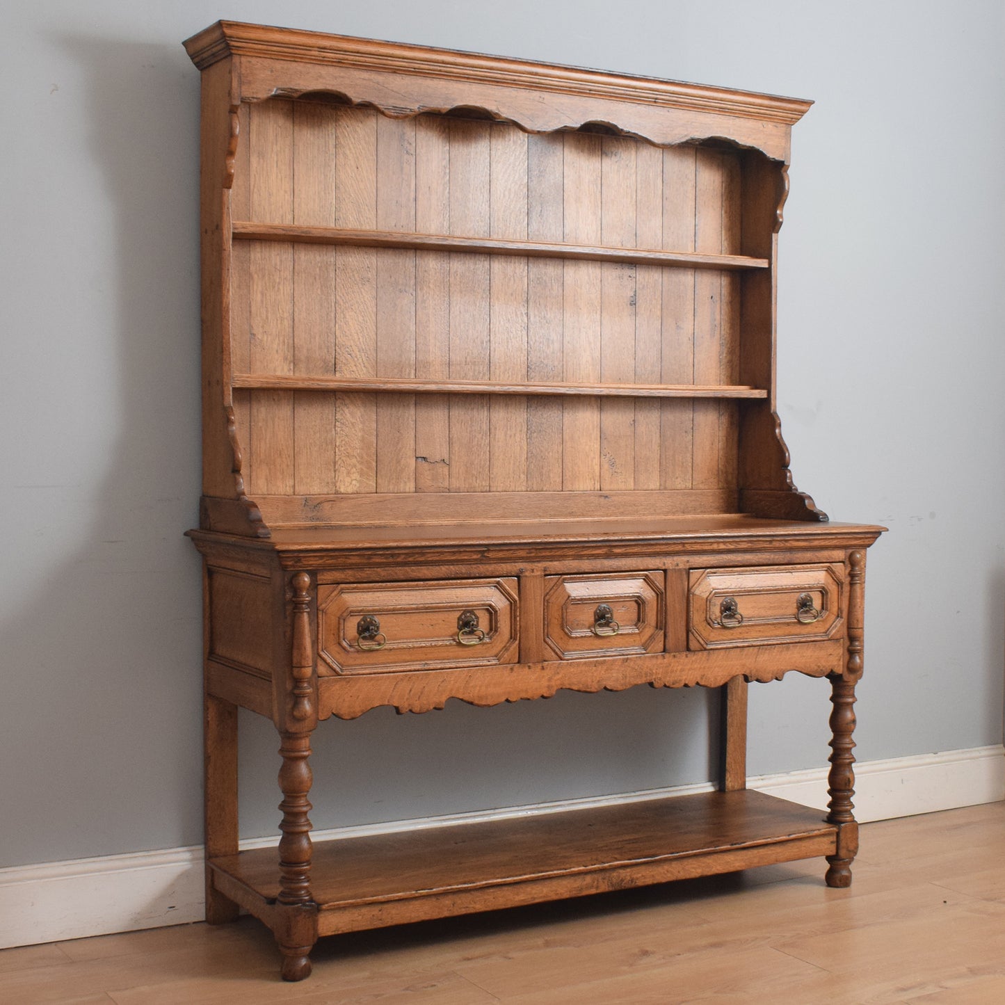 Large Solid Oak Dresser