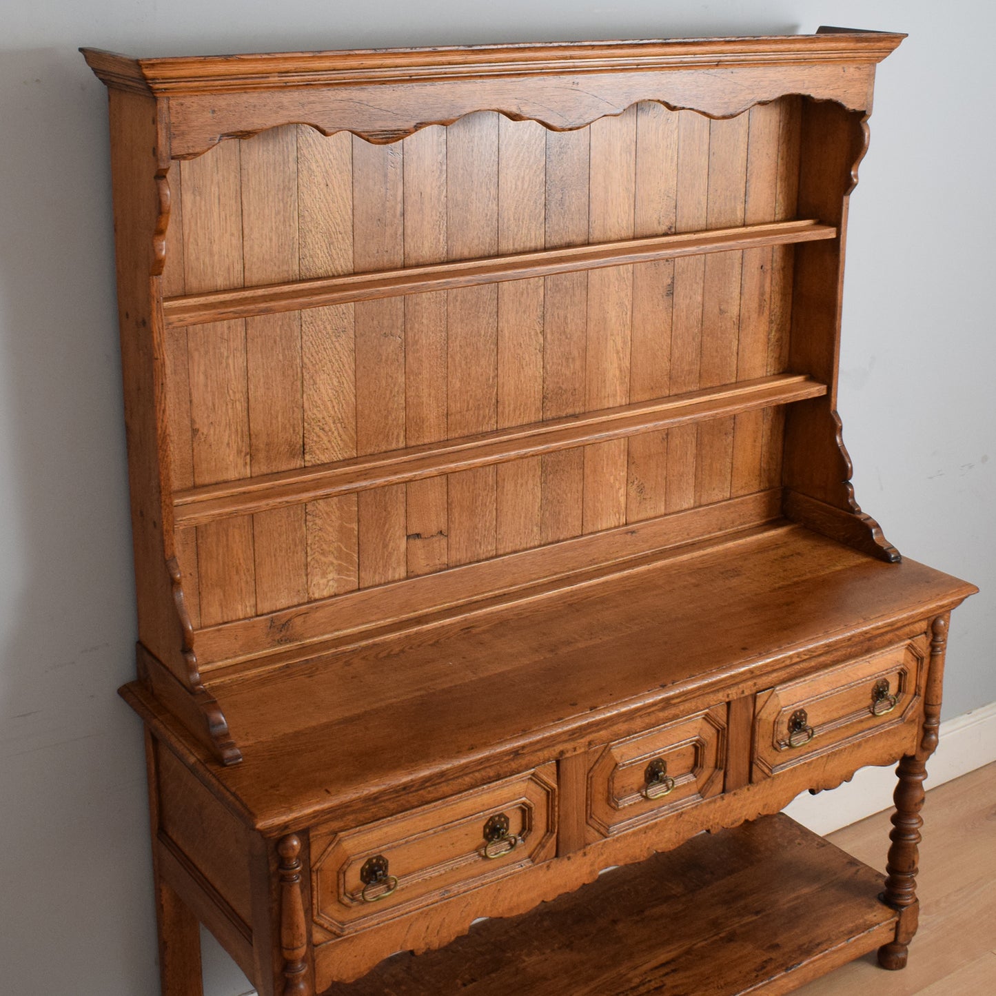 Large Solid Oak Dresser