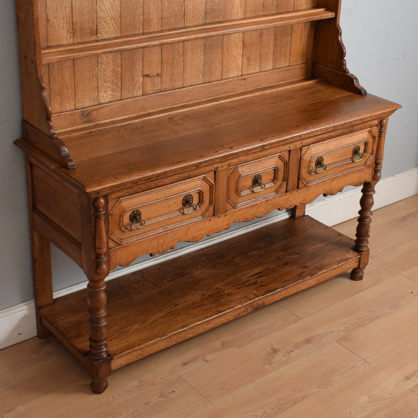 Large Solid Oak Dresser