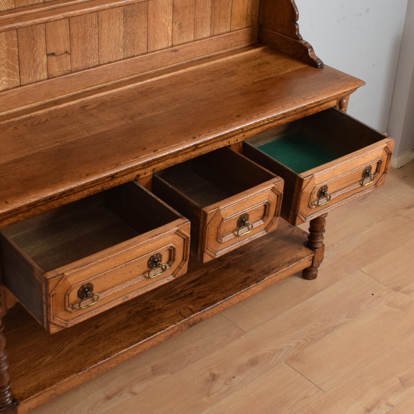 Large Solid Oak Dresser