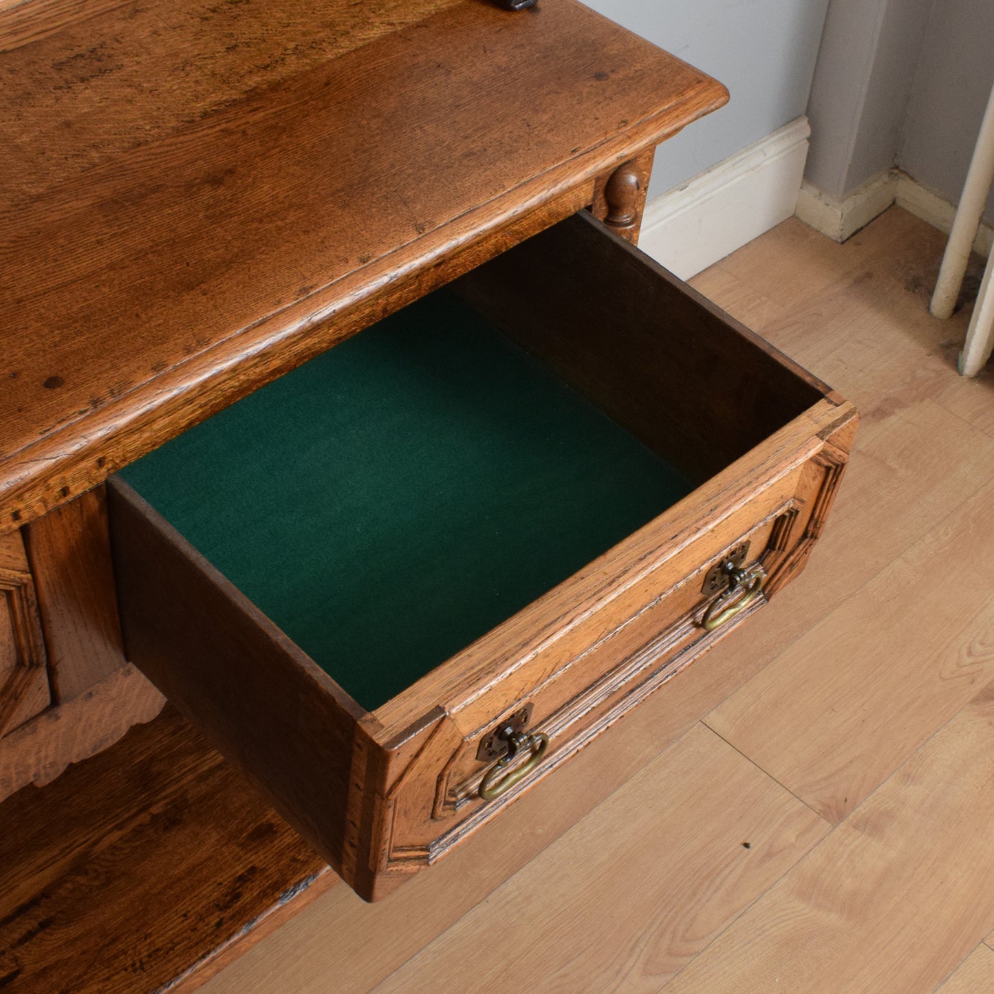 Large Solid Oak Dresser