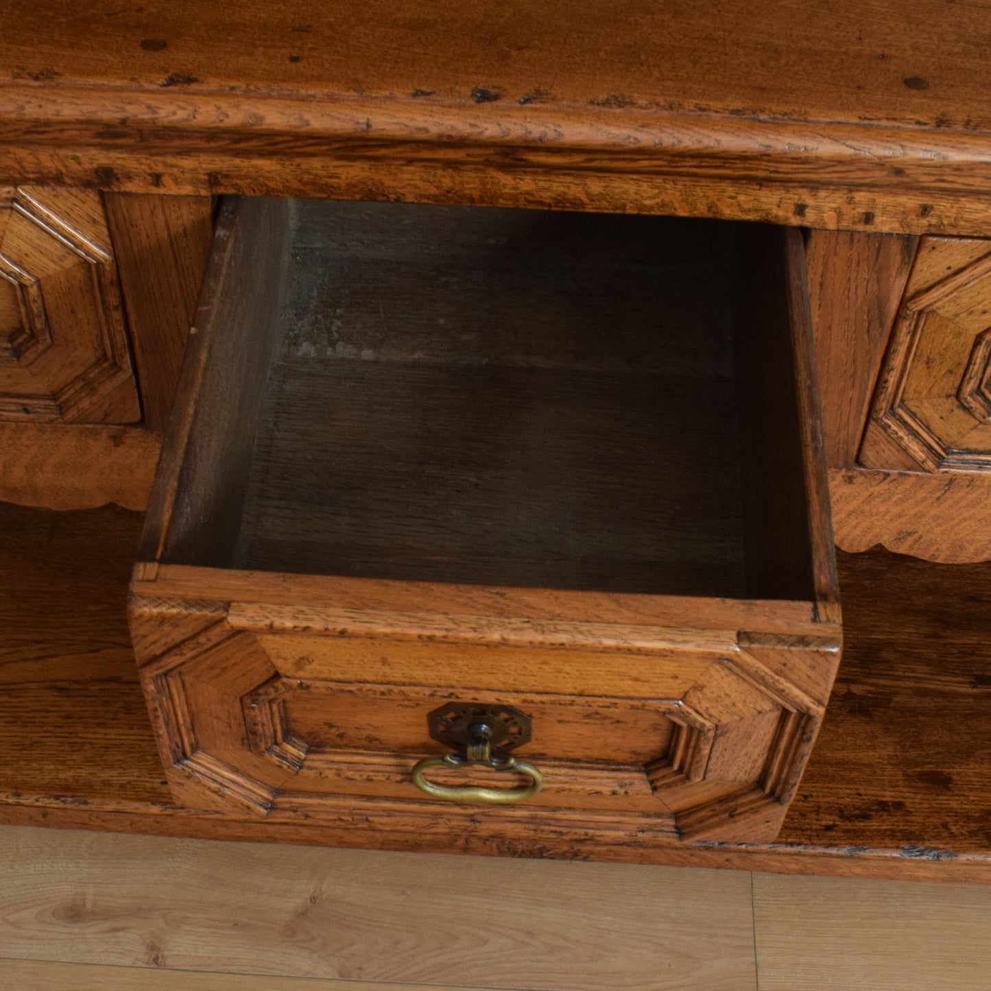 Large Solid Oak Dresser