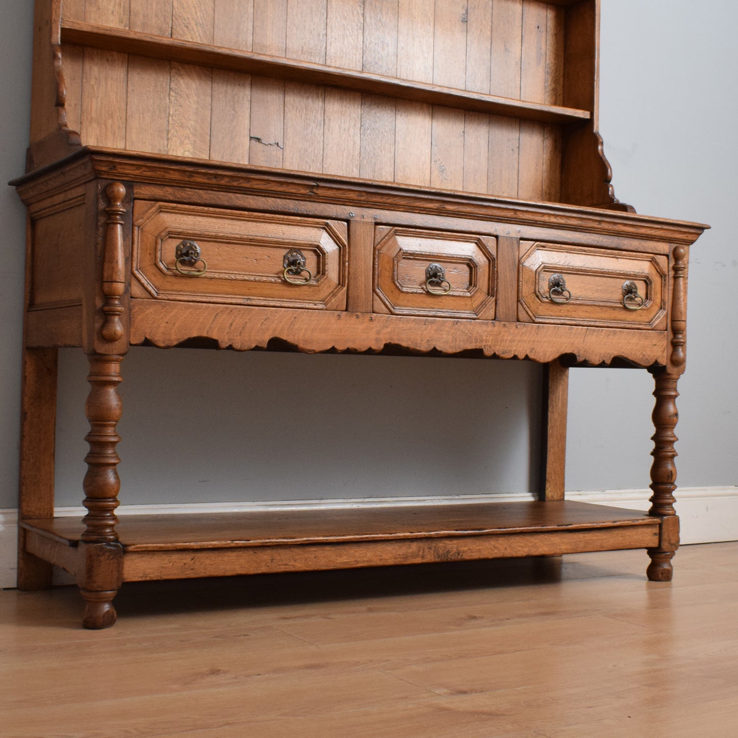 Large Solid Oak Dresser