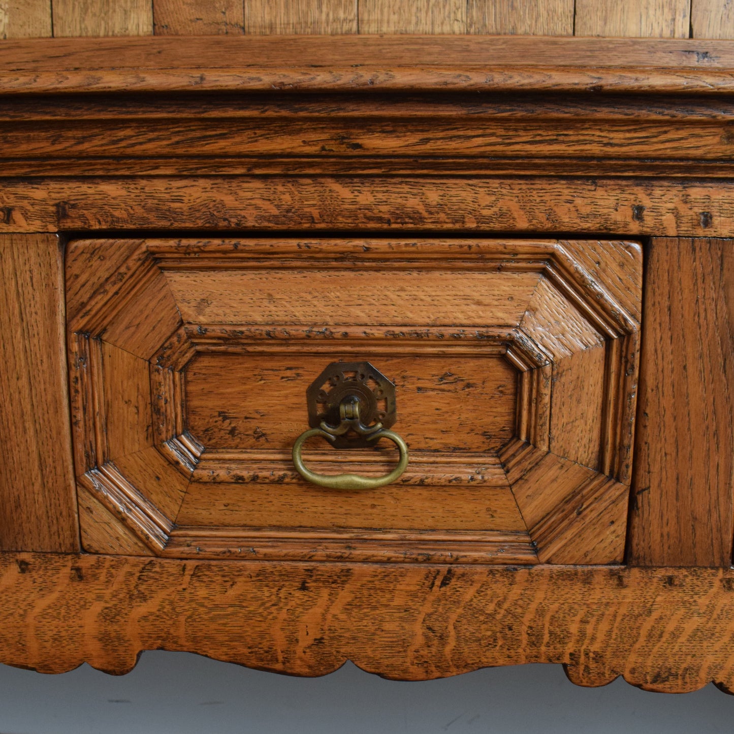 Large Solid Oak Dresser