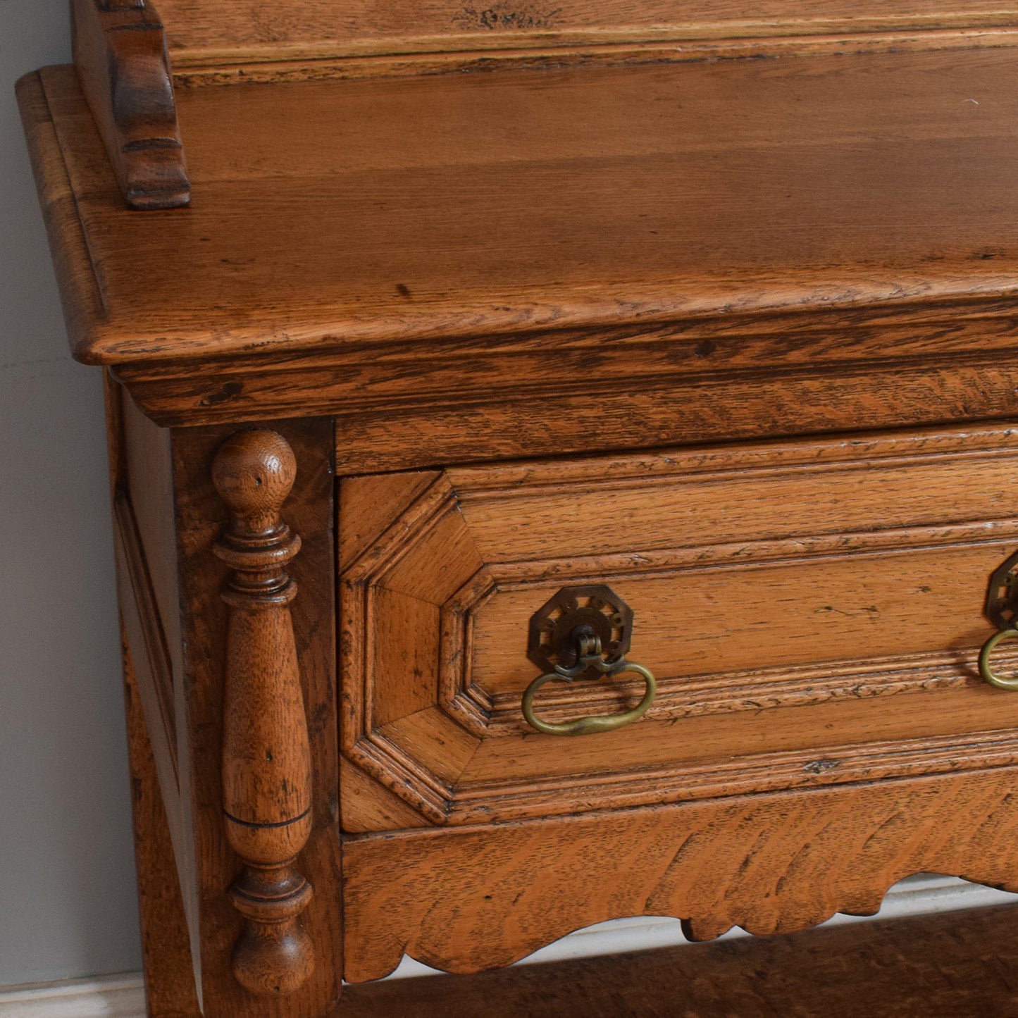 Large Solid Oak Dresser