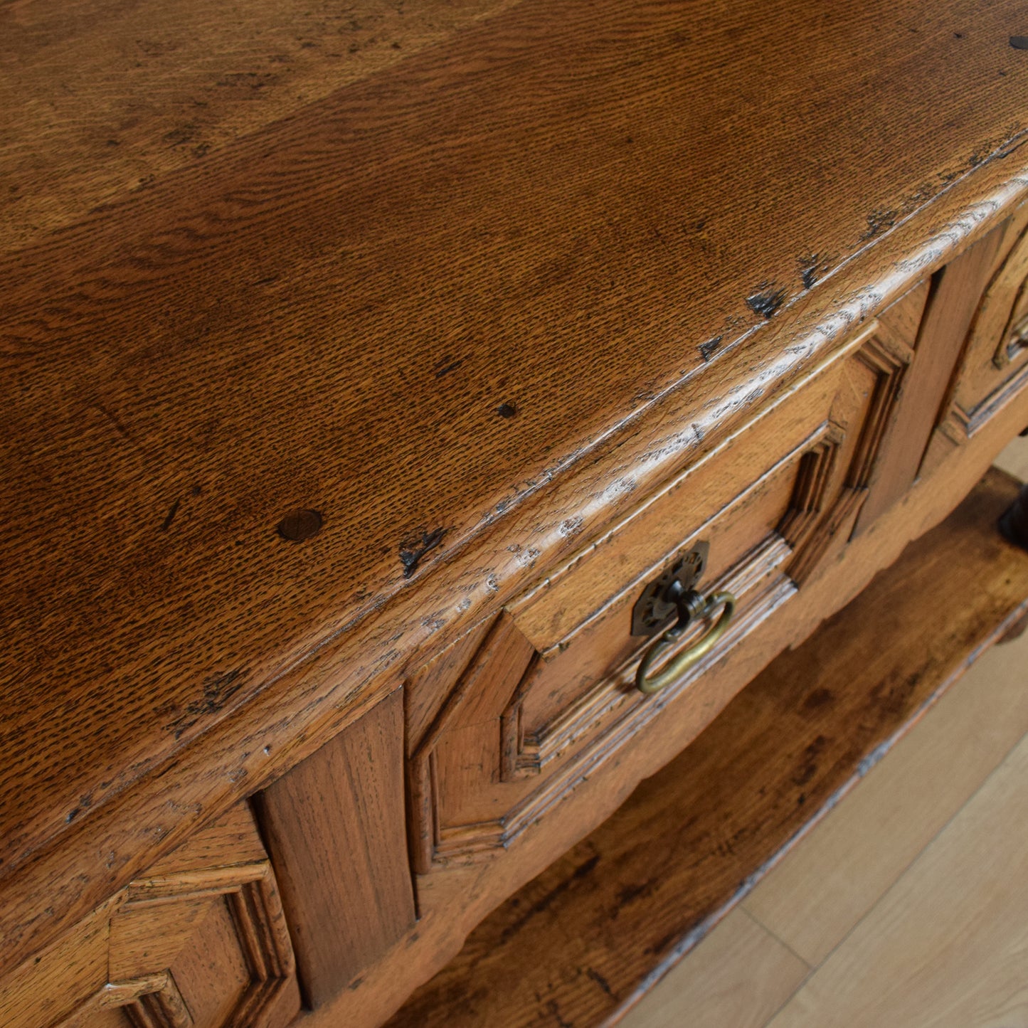 Large Solid Oak Dresser