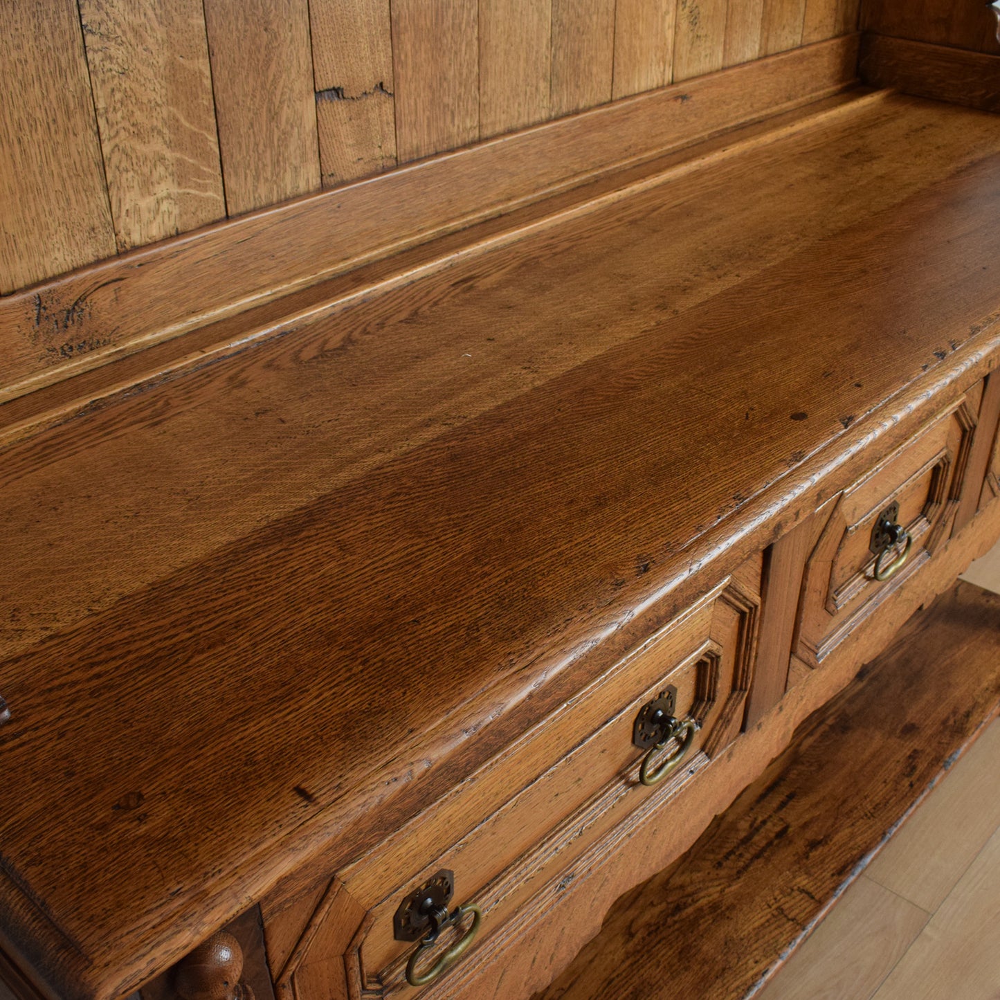 Large Solid Oak Dresser