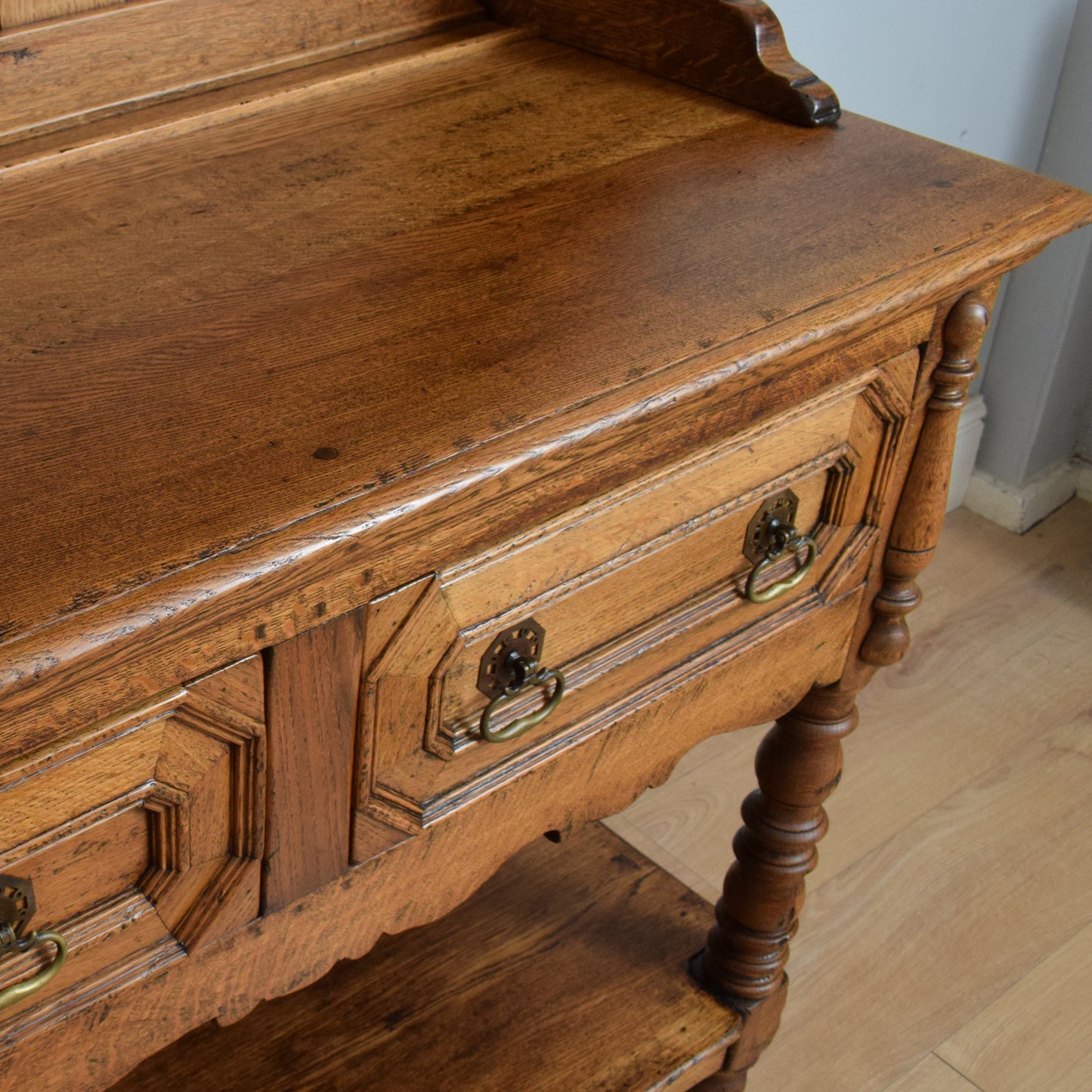 Large Solid Oak Dresser