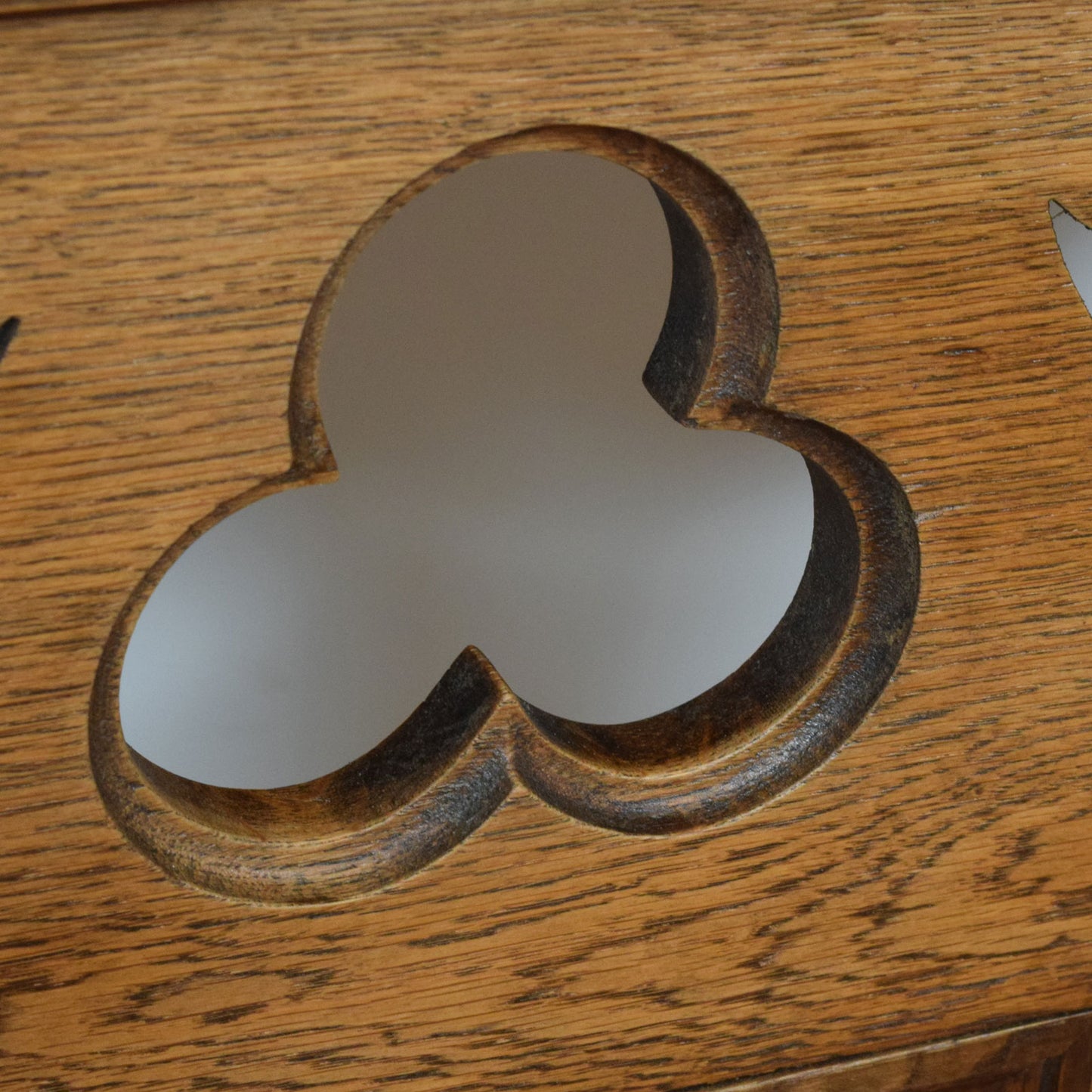 Carved Oak Hall Table