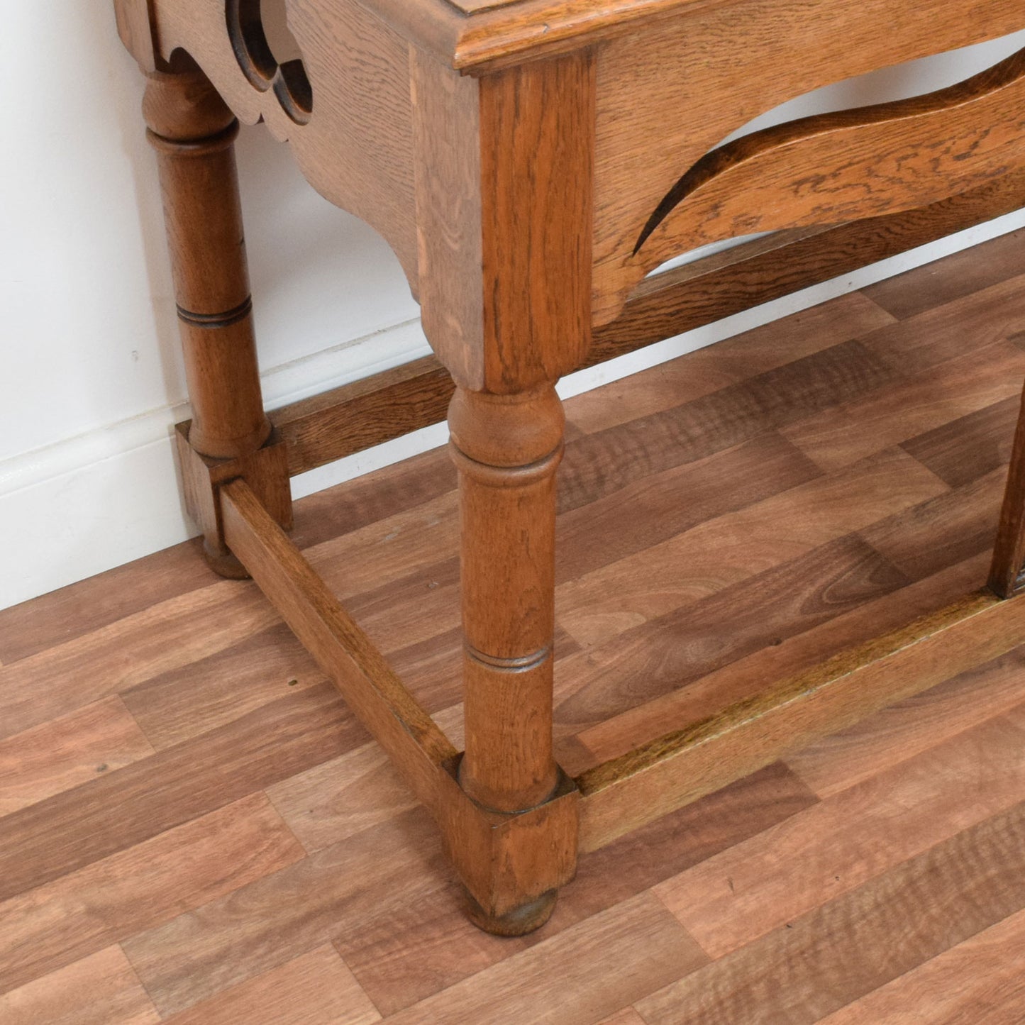 Carved Oak Hall Table