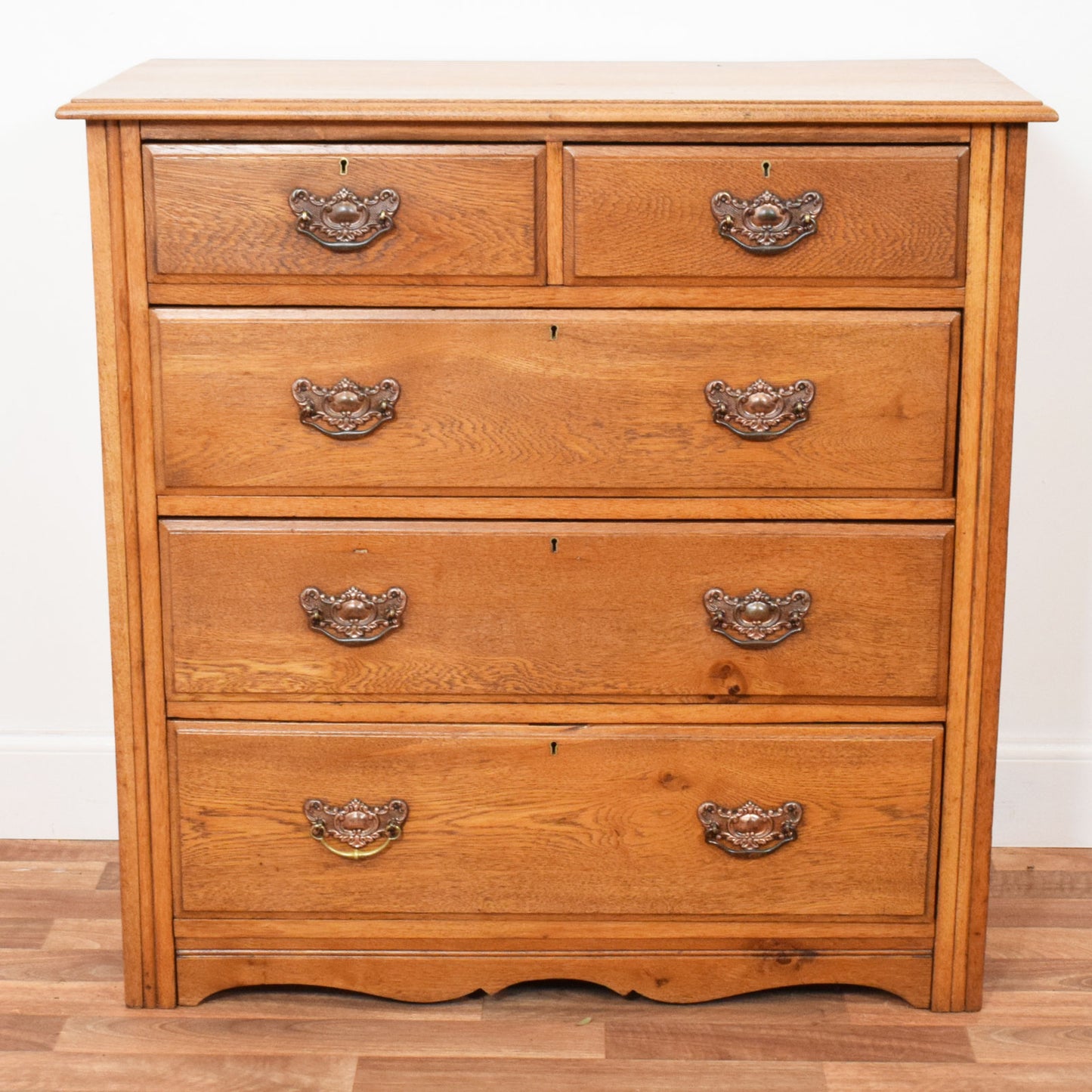 Restored Oak Chest of Drawers