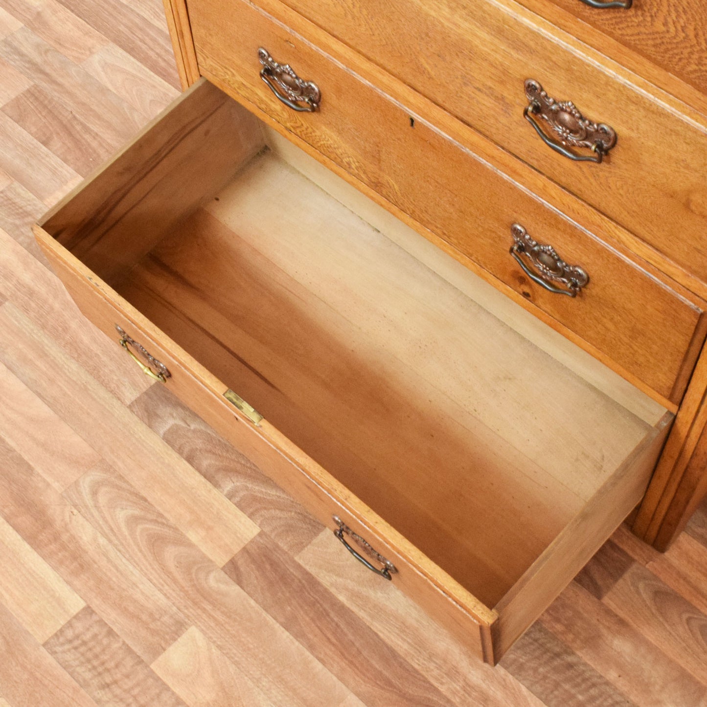 Restored Oak Chest of Drawers