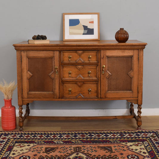 Vintage Oak Sideboard