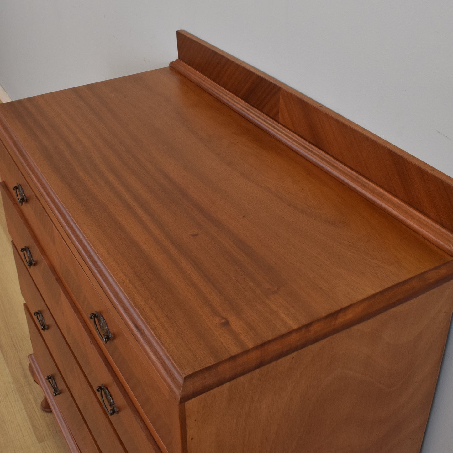 Large Refinished Mahogany Chest of Drawers