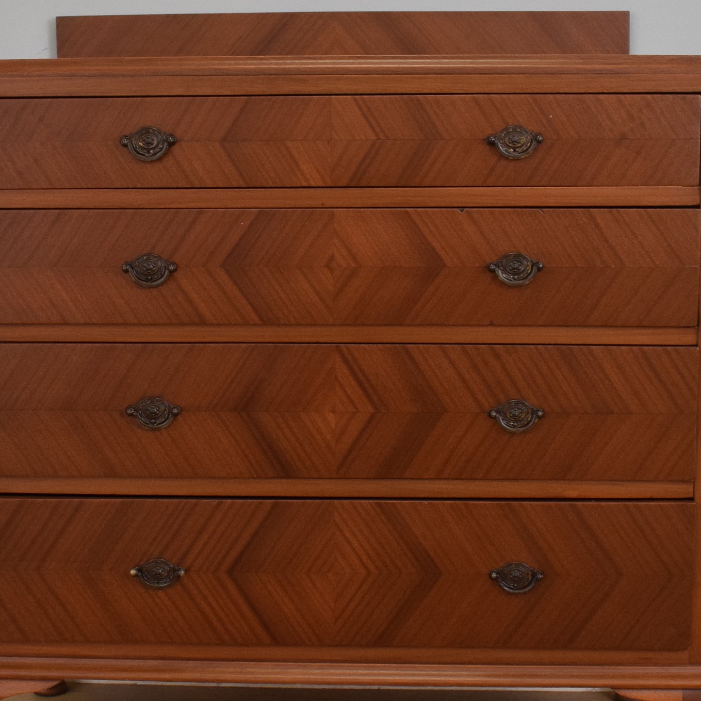 Large Refinished Mahogany Chest of Drawers