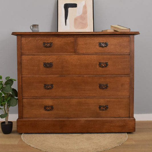 Large Oak Chest of Drawers