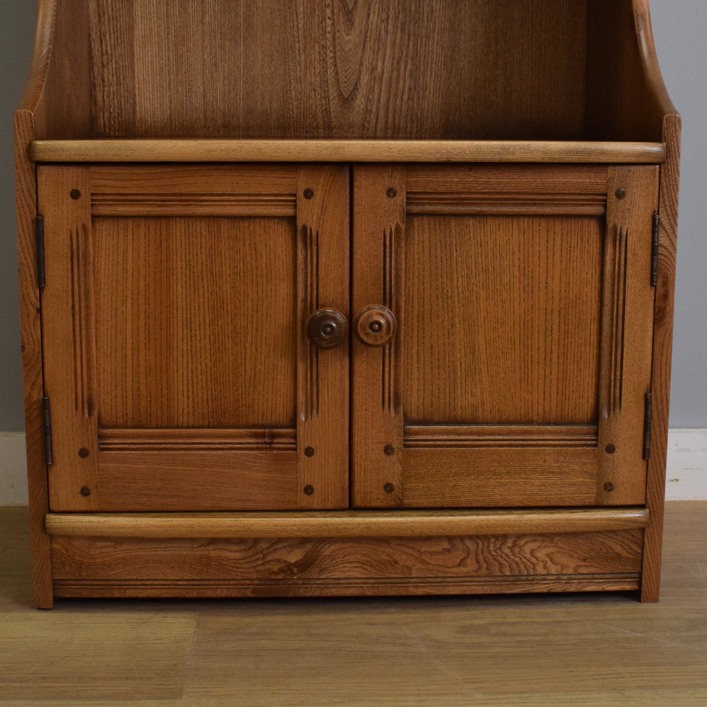 Restored Ercol Waterfall Bookcase
