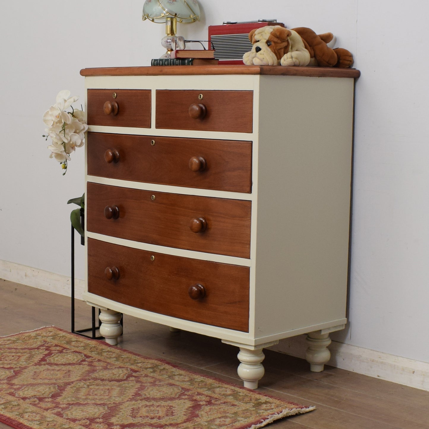 Painted Victorian Chest of Drawers