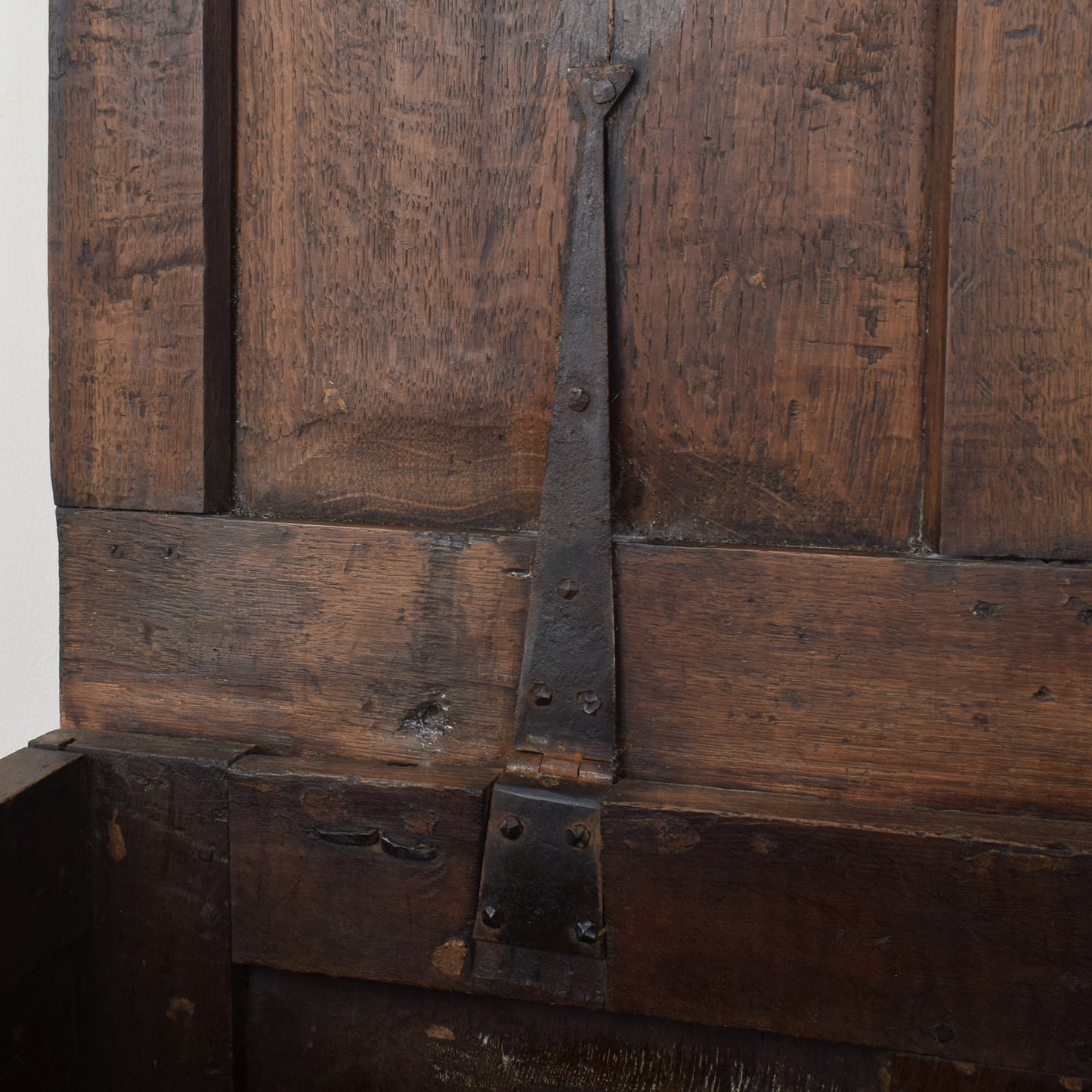 Antique Oak Blanket Box
