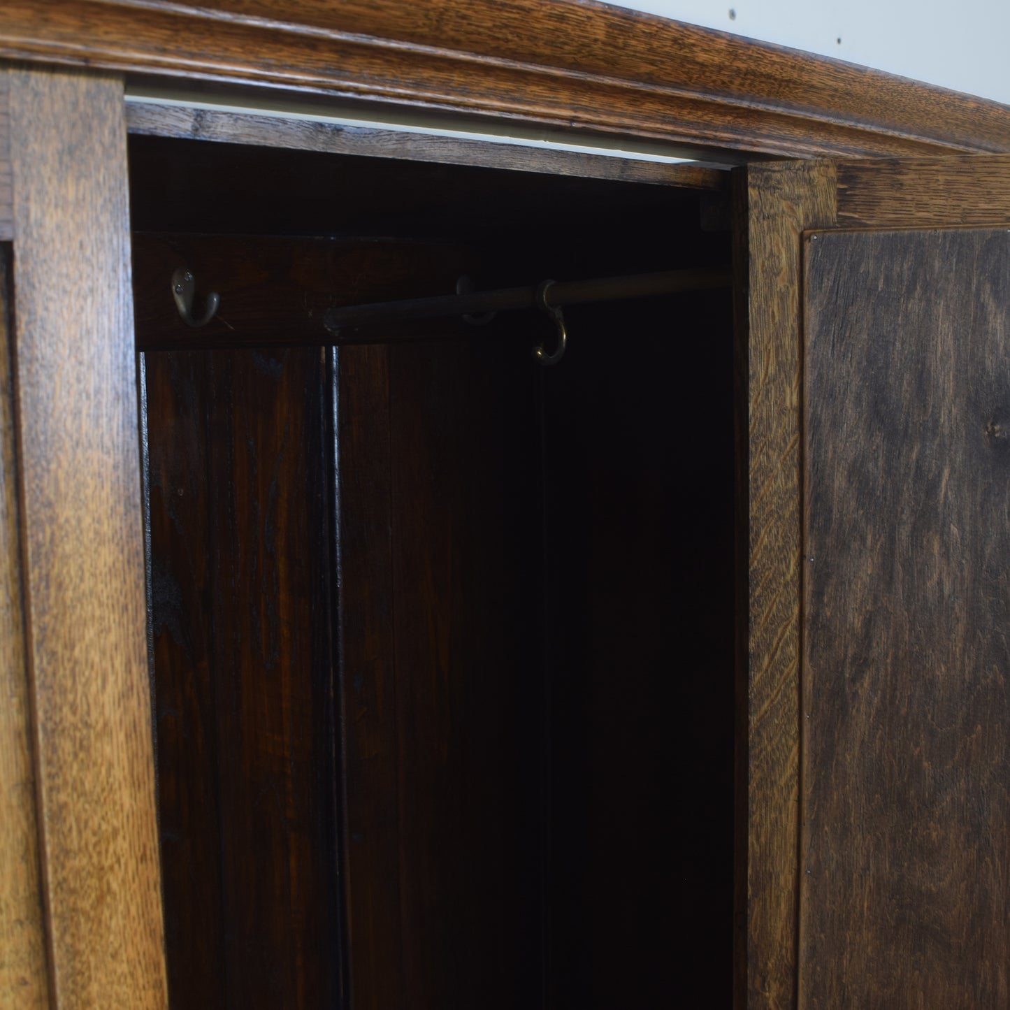 Vintage Oak Wardrobe