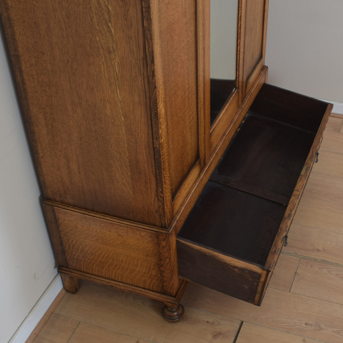Vintage Oak Wardrobe
